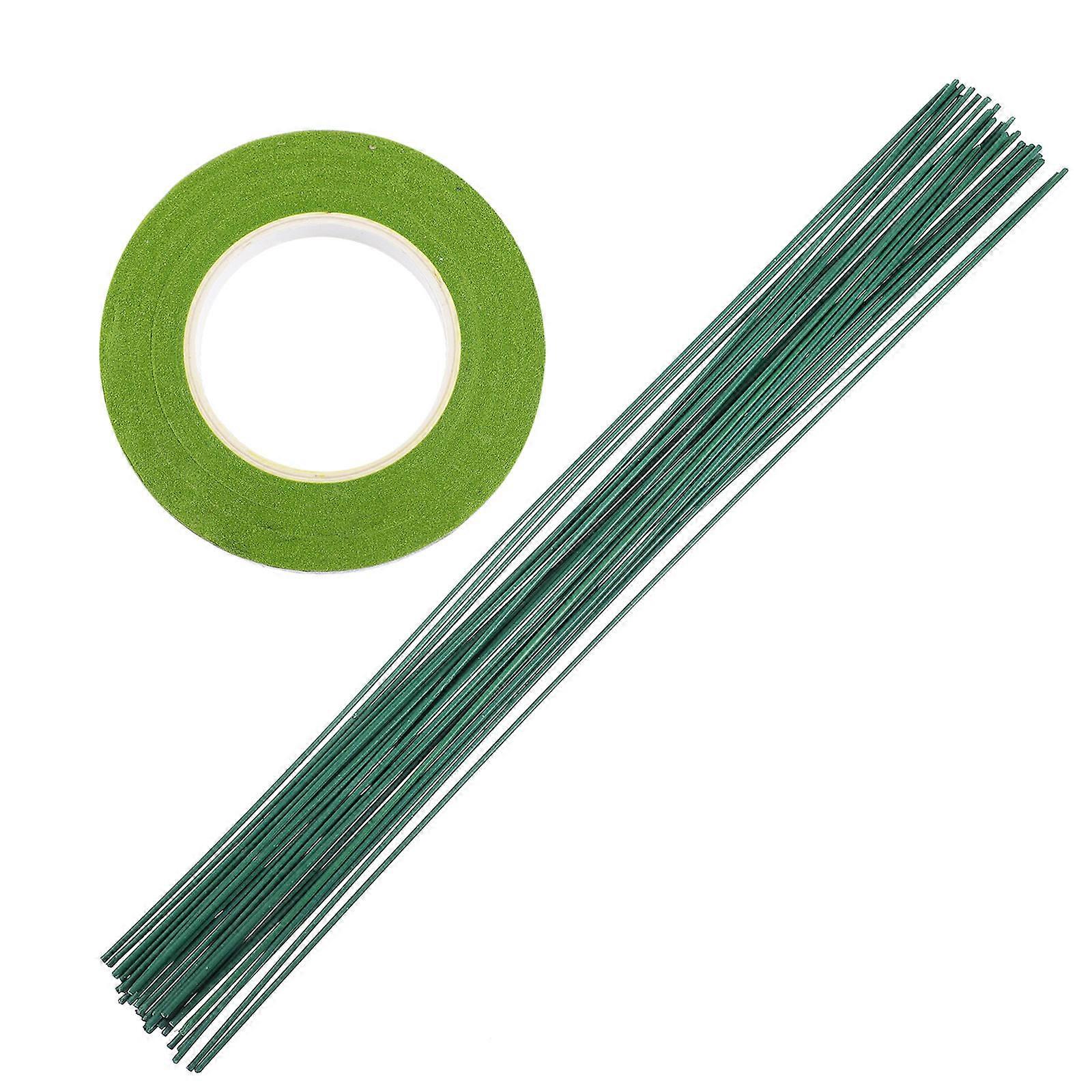 Florists Wire Green Iron Material Diy Crafts Flexible 30Pcs