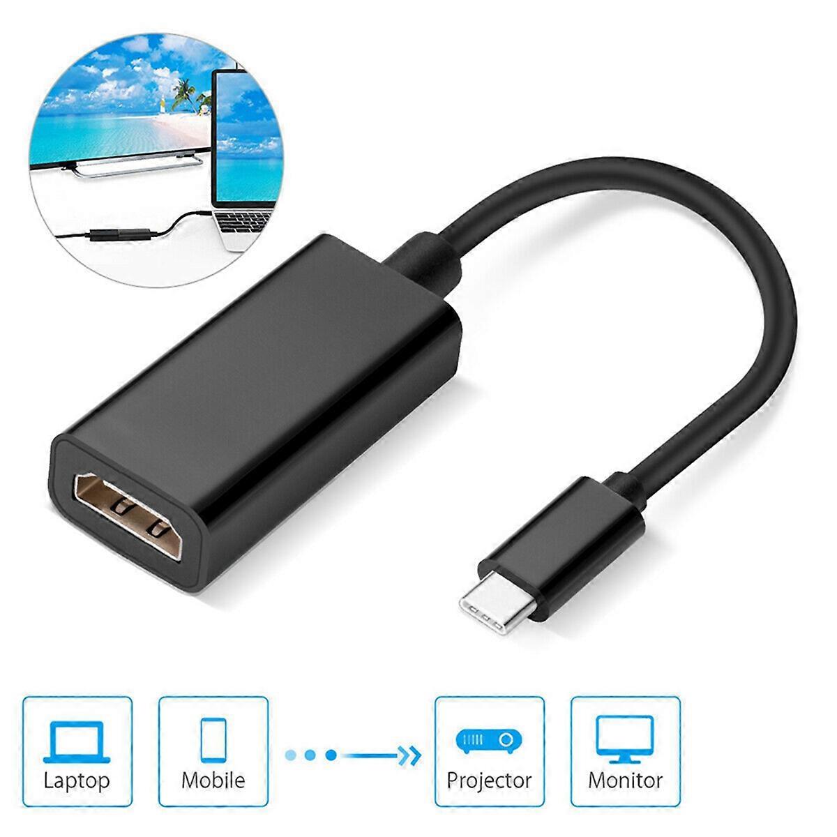 Type C to -Compatible USB C to -Compatible Video Cable