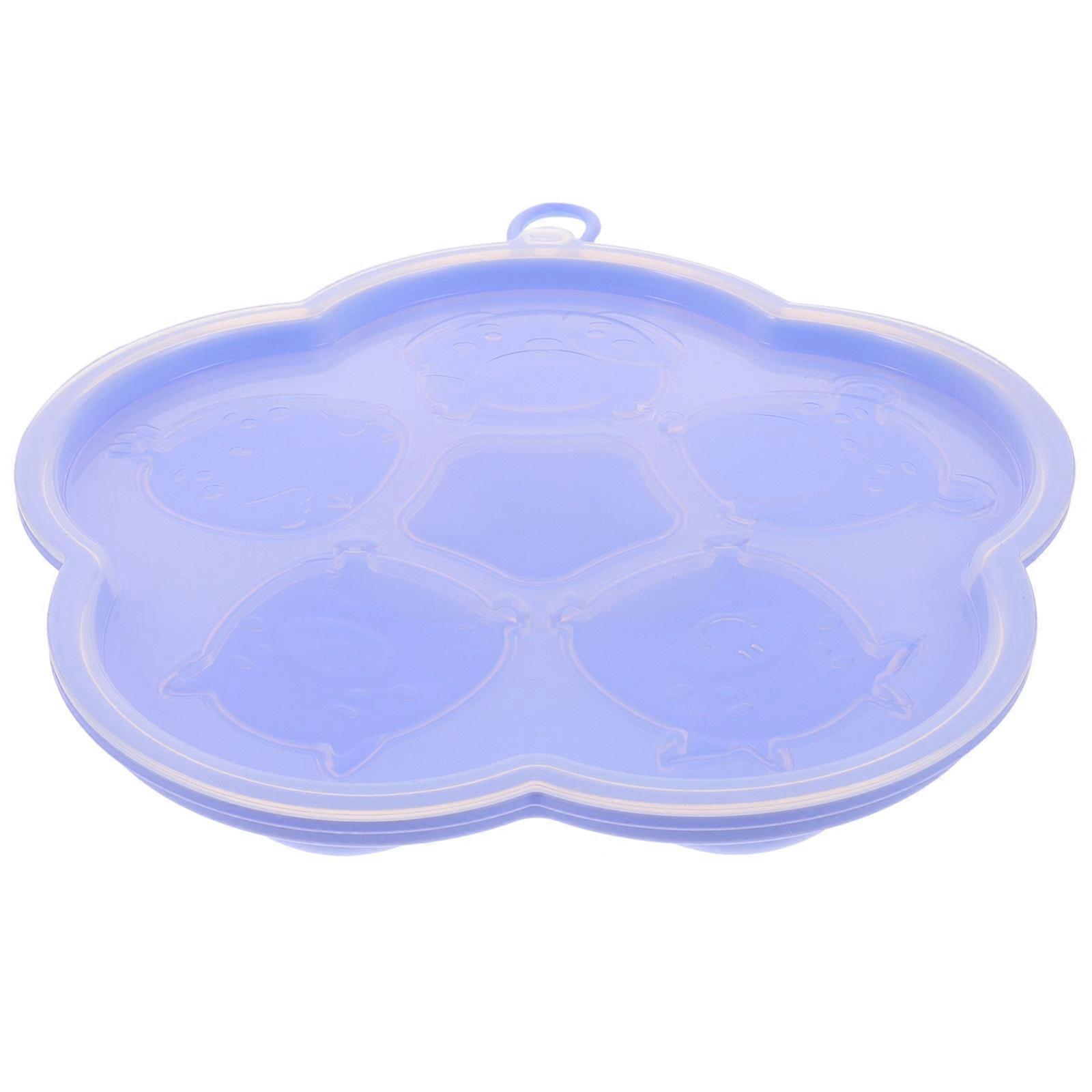 Easy to Demold Silicone Baking Mold Non-Stick Heat-Resistant Purple 1Pcs