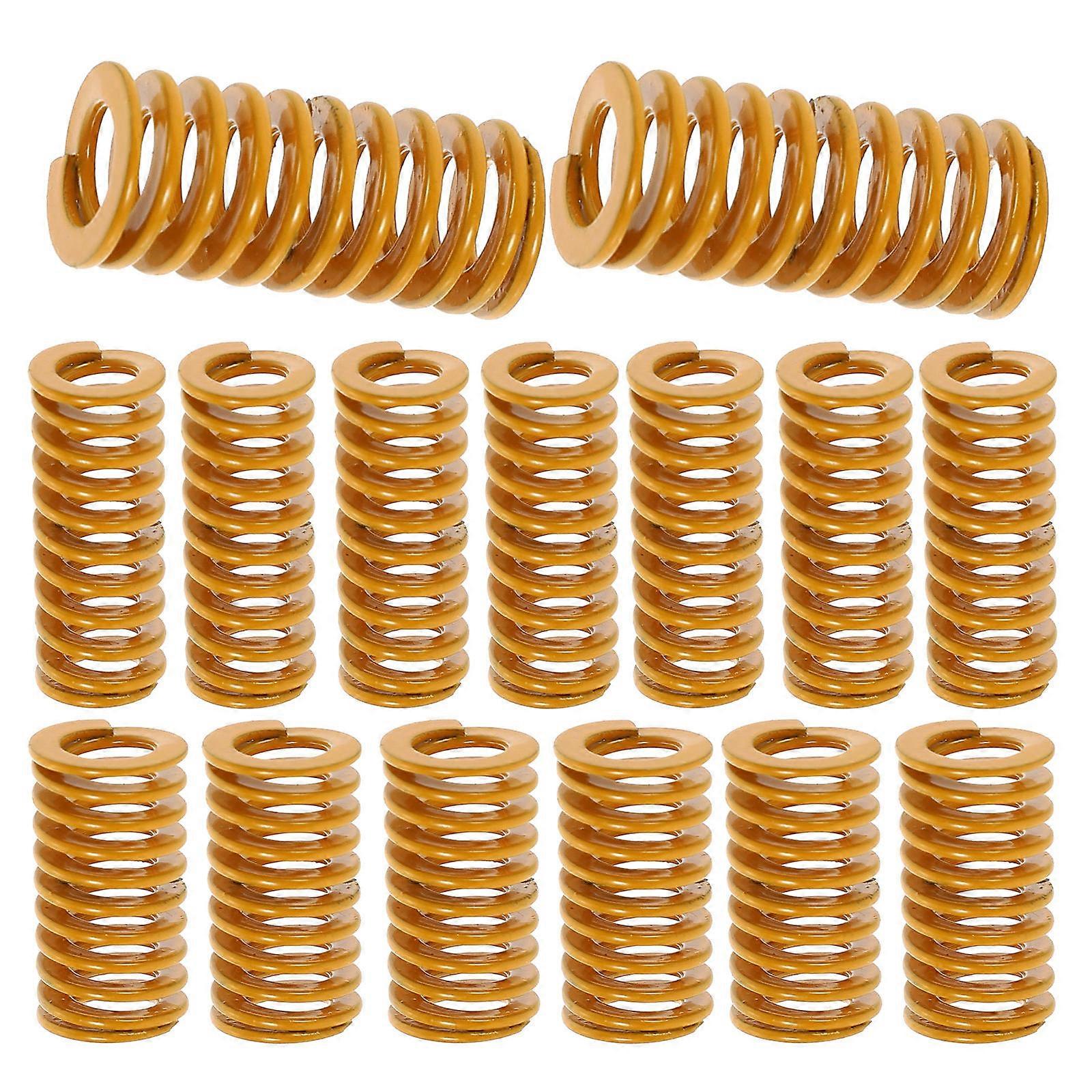 Spring Assortment Kit 3D Printer Spring Thermal Conductivity 3D Printer Beds 8x25mm Carbon Steel Durability 18Pcs