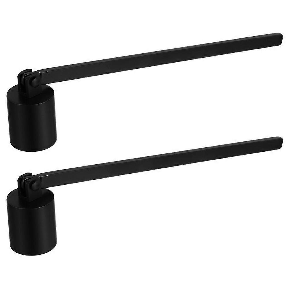 Vintage Candle Extinguisher Snuffer Tool 2pcs Long Handle Flame Snuffer with Comfortable Grip for Effortless Candle Flame Control