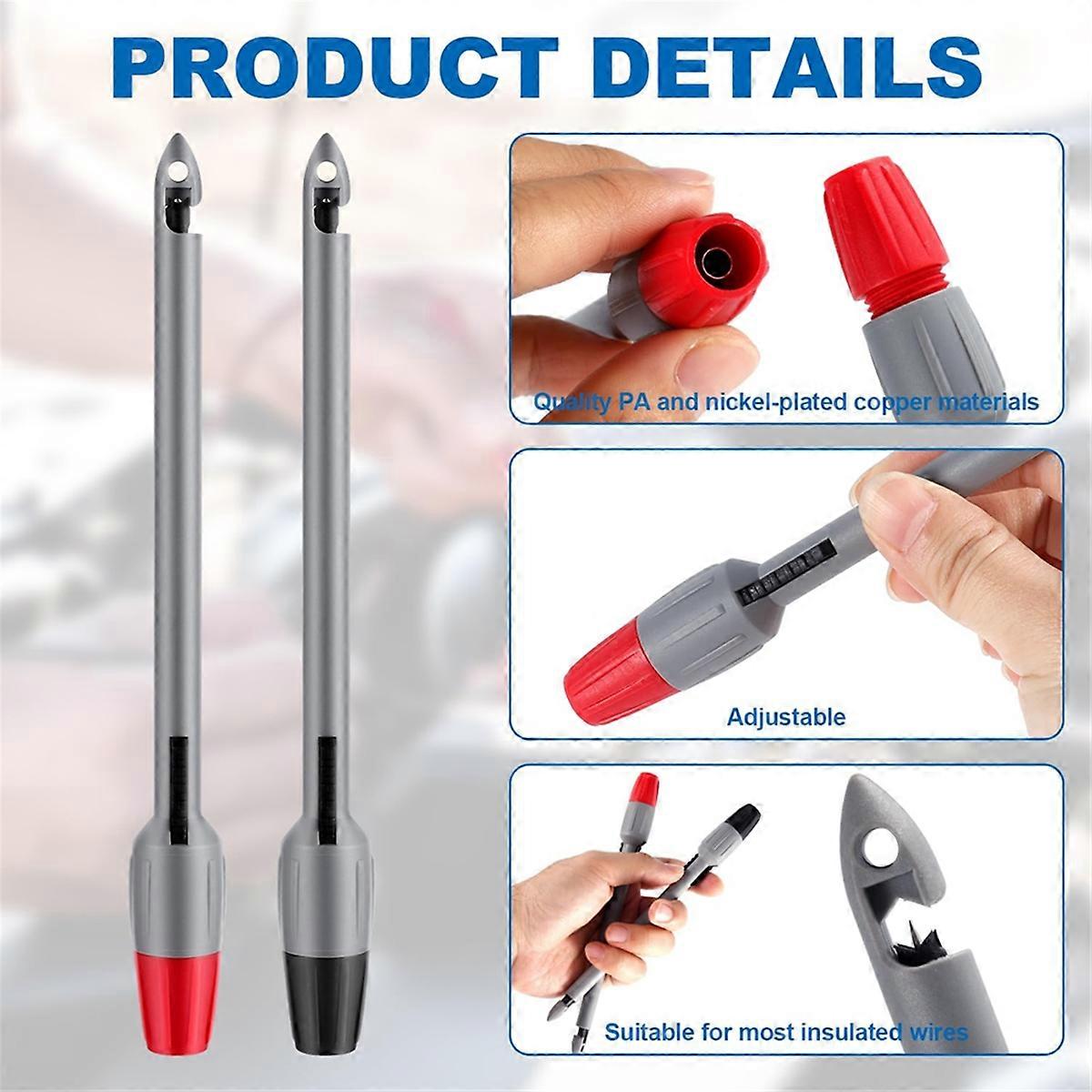 4pcs Wire Piercing Probe Kit, for TP81 Multimeter Voltage Voltmeter