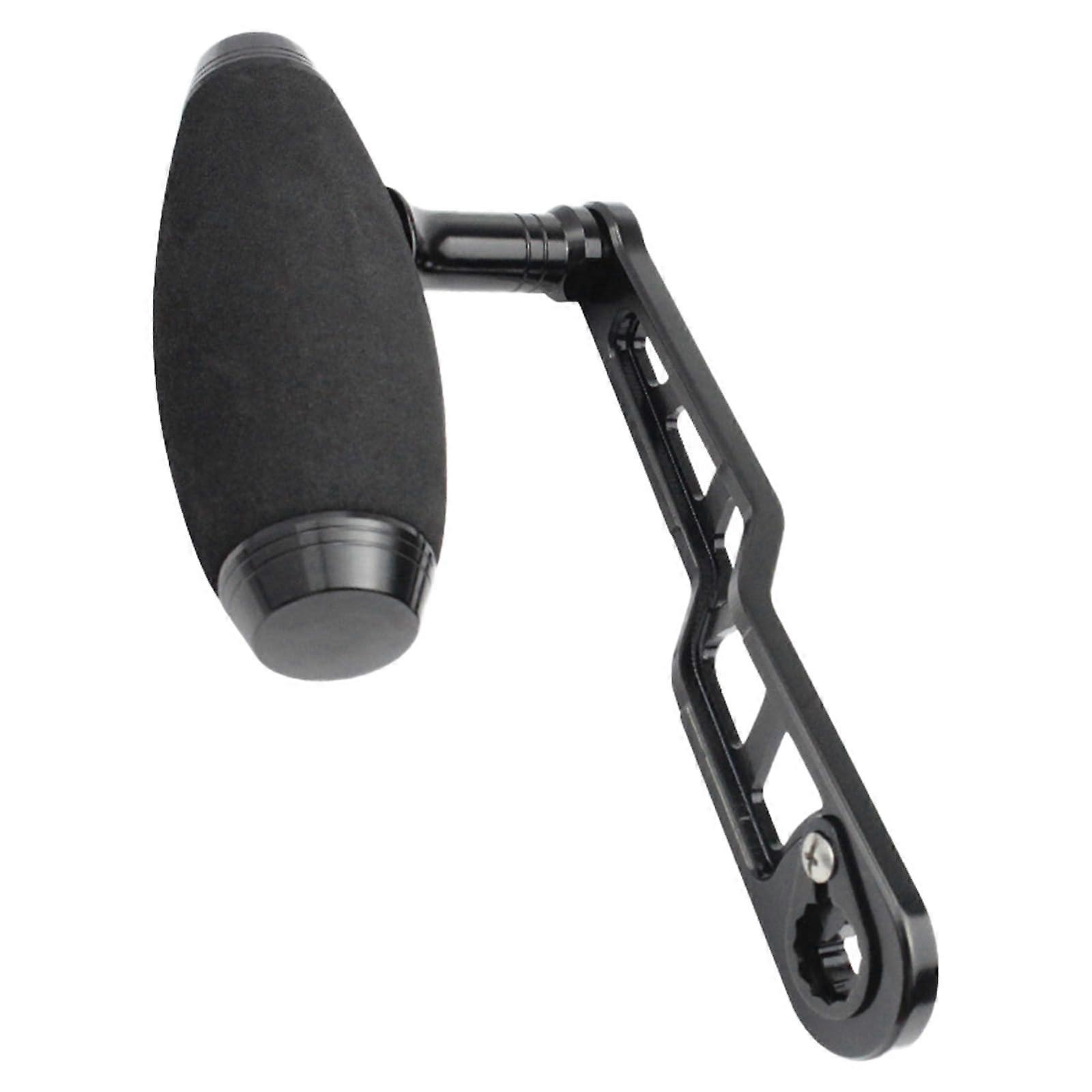 Aluminium Alloy Baitcasting Reels Power Handle Replacement Black Universal Fit Easy Install