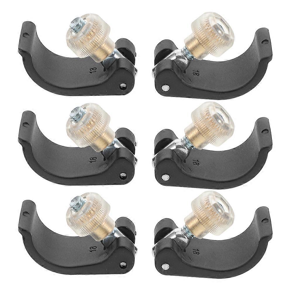 6pcs Durable Portable Buckle Lock Handles for Hiking Poles – External Locking Clips for Trekking Sticks, Enhanced Stability, Weatherproof Climbing