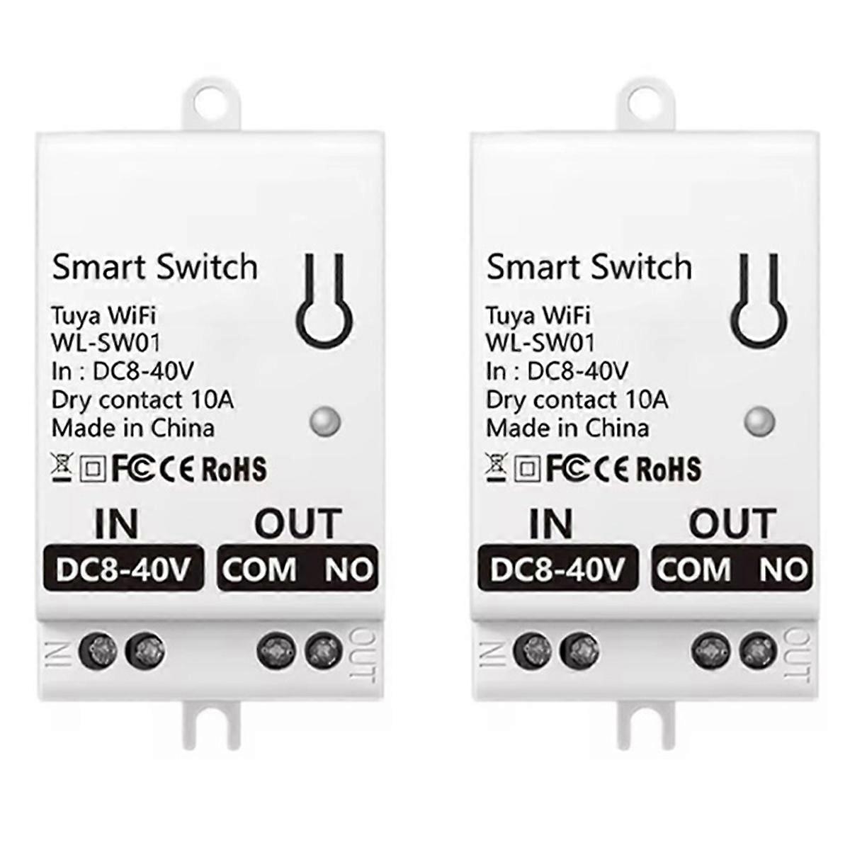 Tuya Smart WiFi Dry Contact Switch Module 10A Universal DC 8-40V