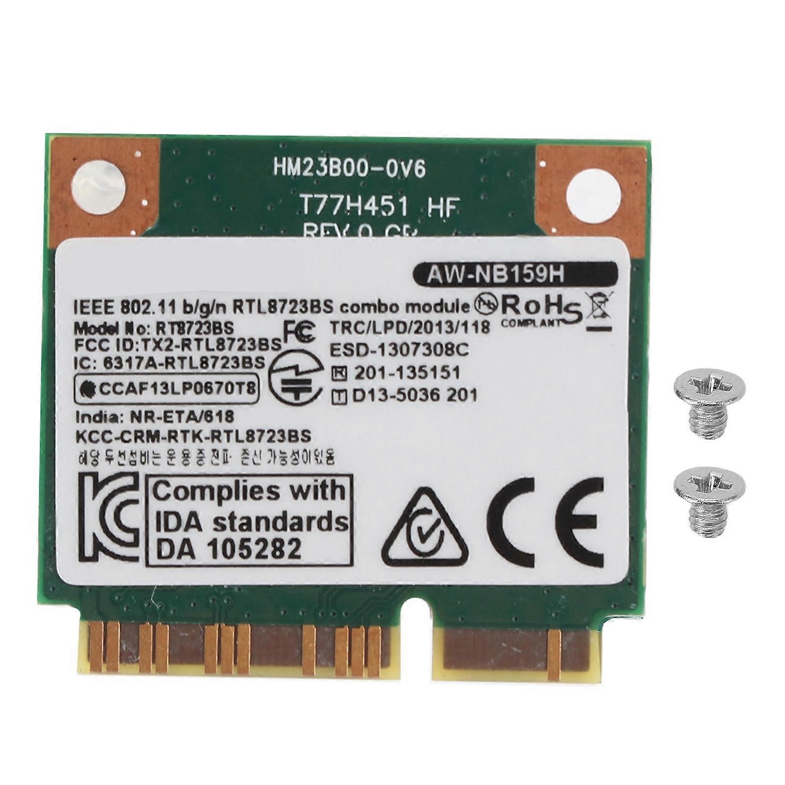 Wireless Network Card 300Mbps High Speed 802.11b/g/n Mini PCIe Plug and Play Adapter