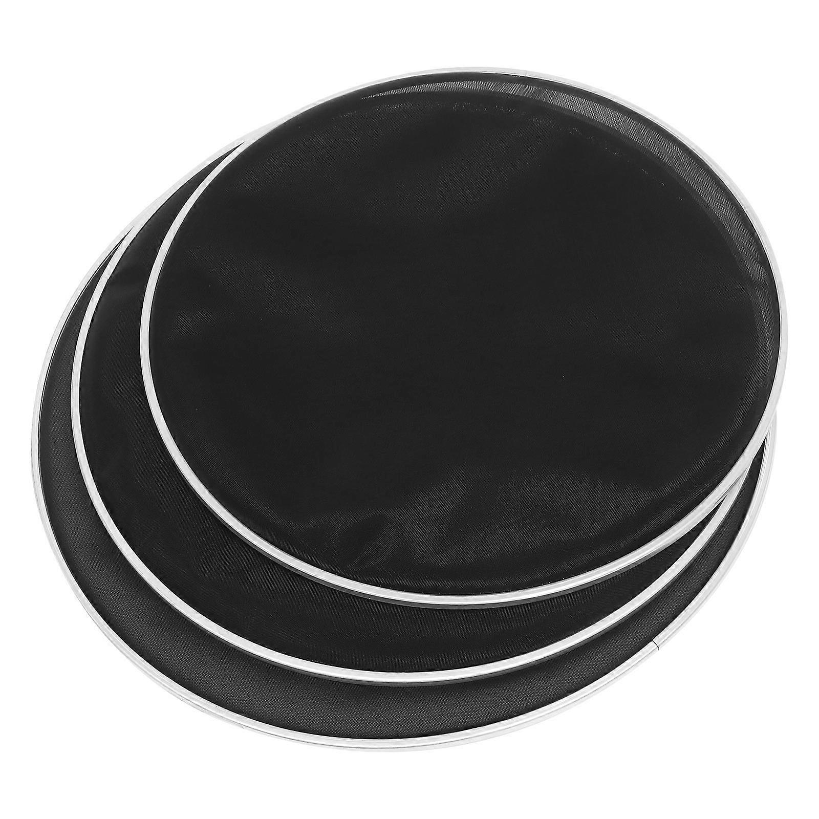 Drum Mesh Head Double Layer Drum Heads For Home Practice 14 Inches Silent Design 3Pcs