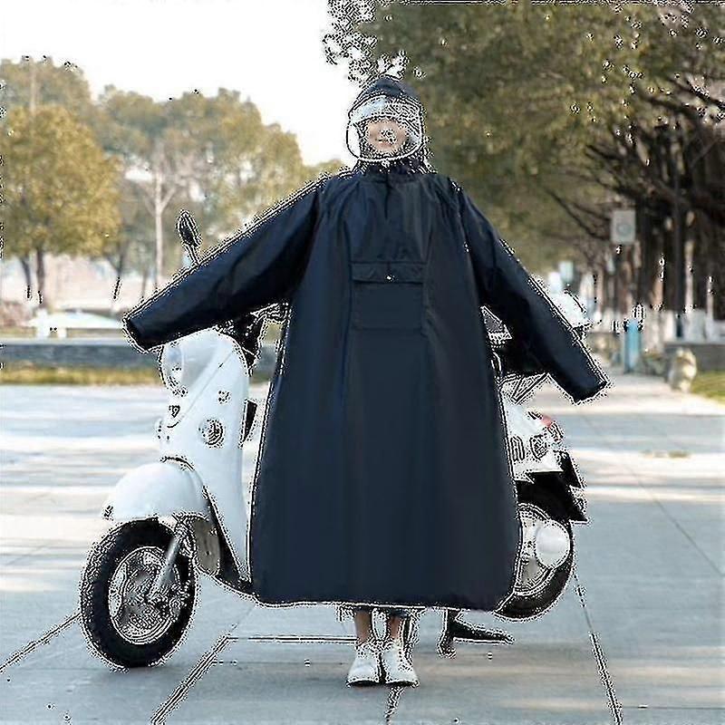 impermeable scooter scooter montando poncho