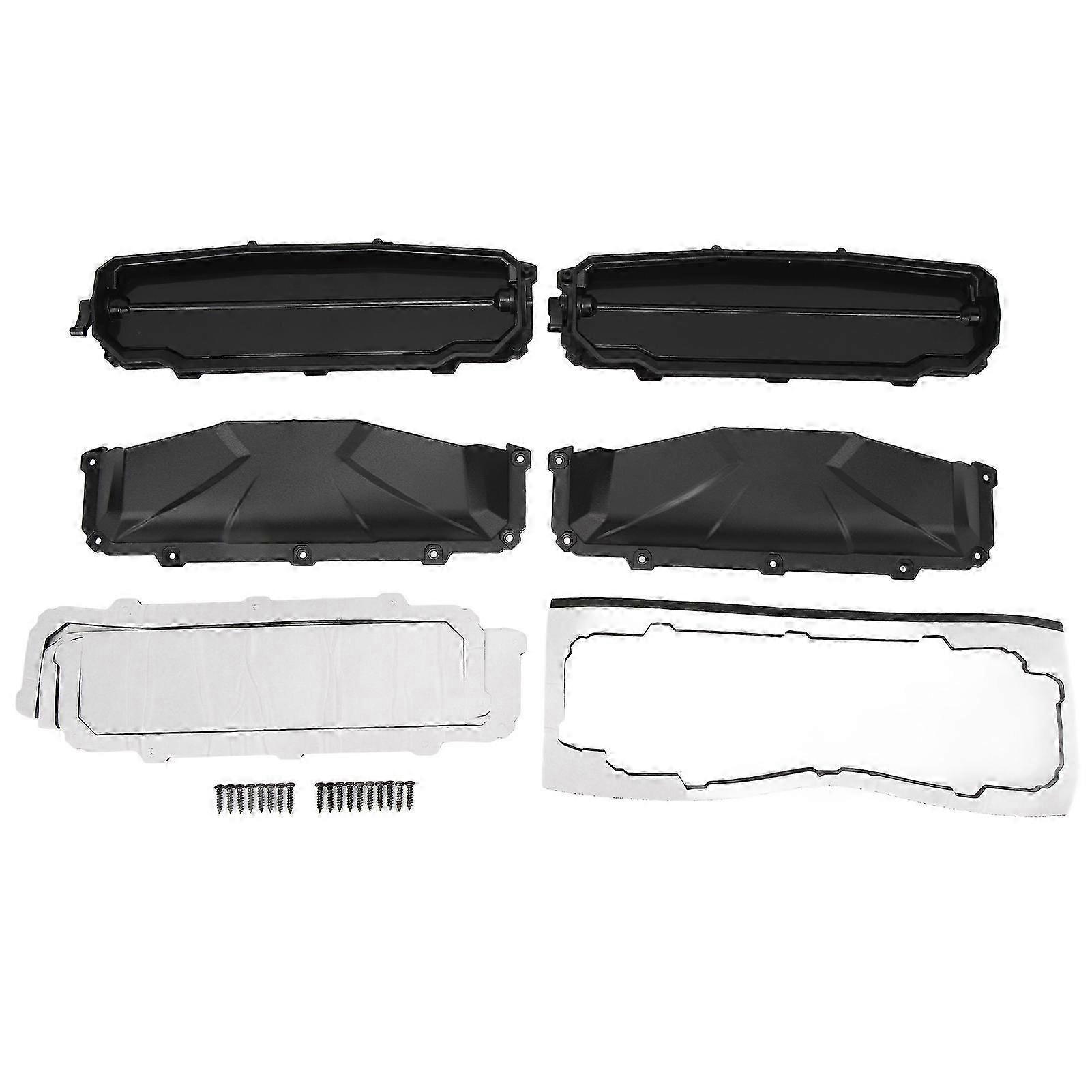 UTV Windshield Vent Kit with Defogging Vents for Hard Coated Polycarbonate Glass