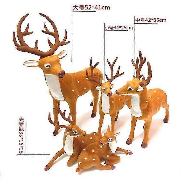 Julefawn kunstig elg julepynt