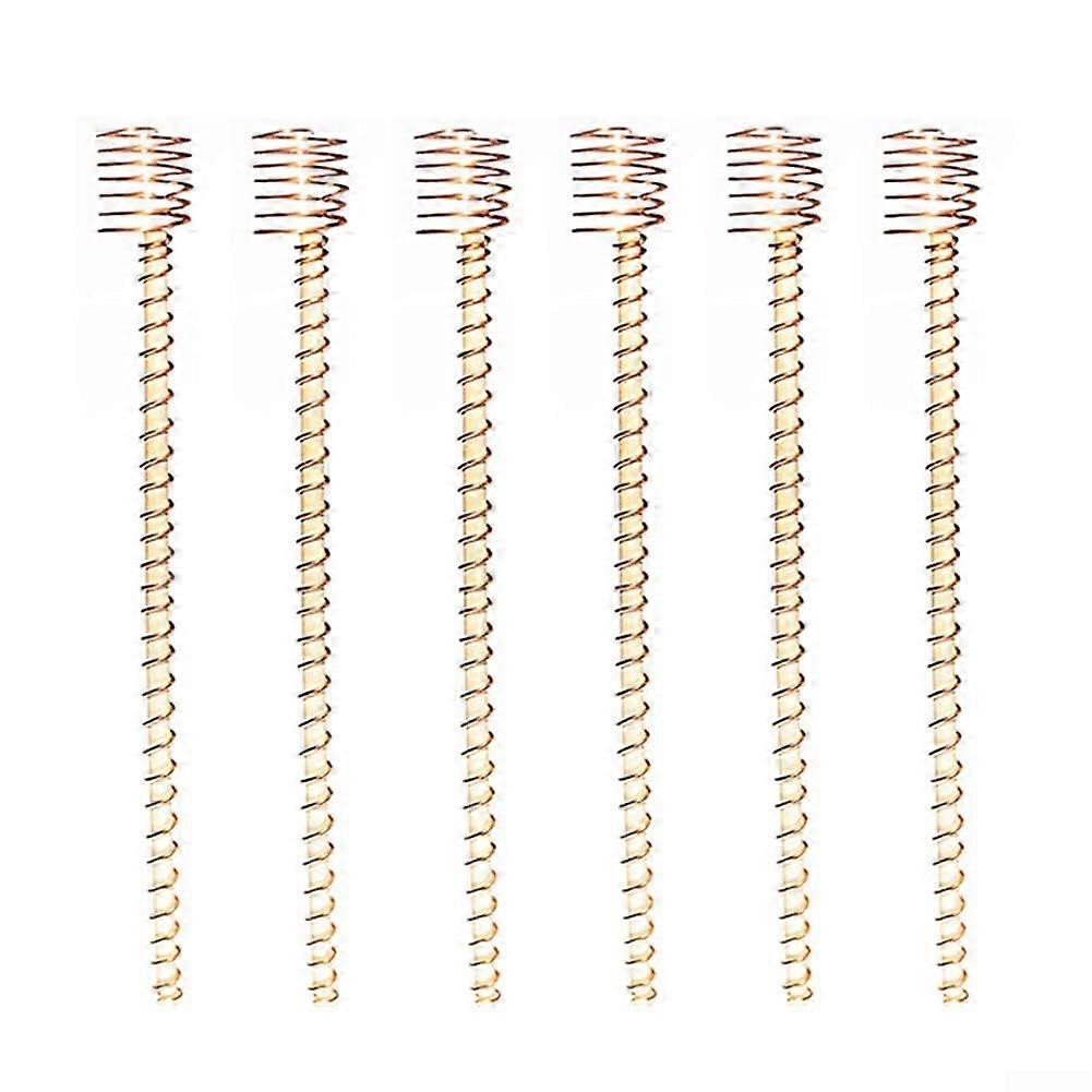 Garden antenna set, 6 electrochemical copper coils for enhanced plant growth, 30.5 cm rods
