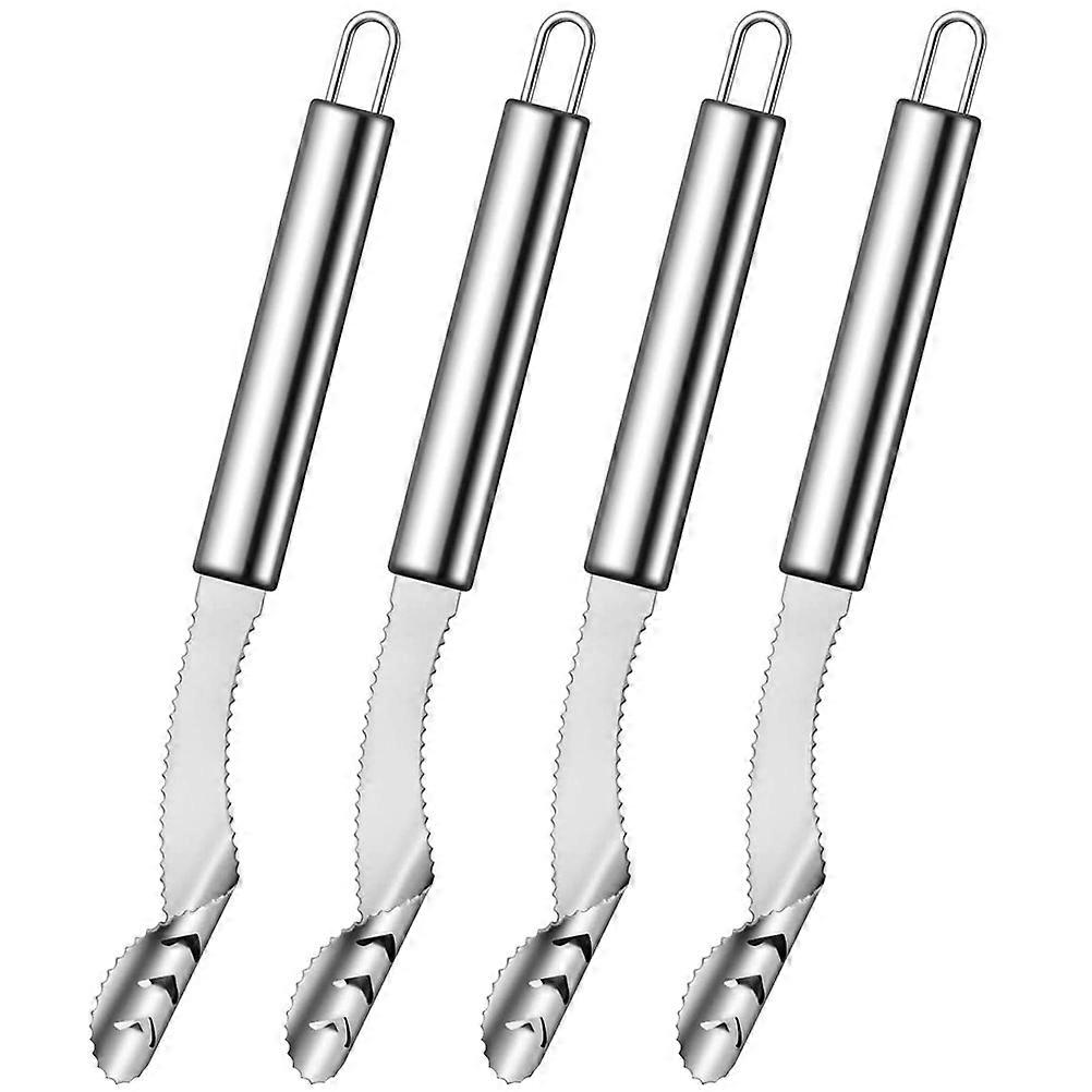Pointed Internal Teeth Chili Core Remover For Cooking 22.5X2.5CM 4Pcs