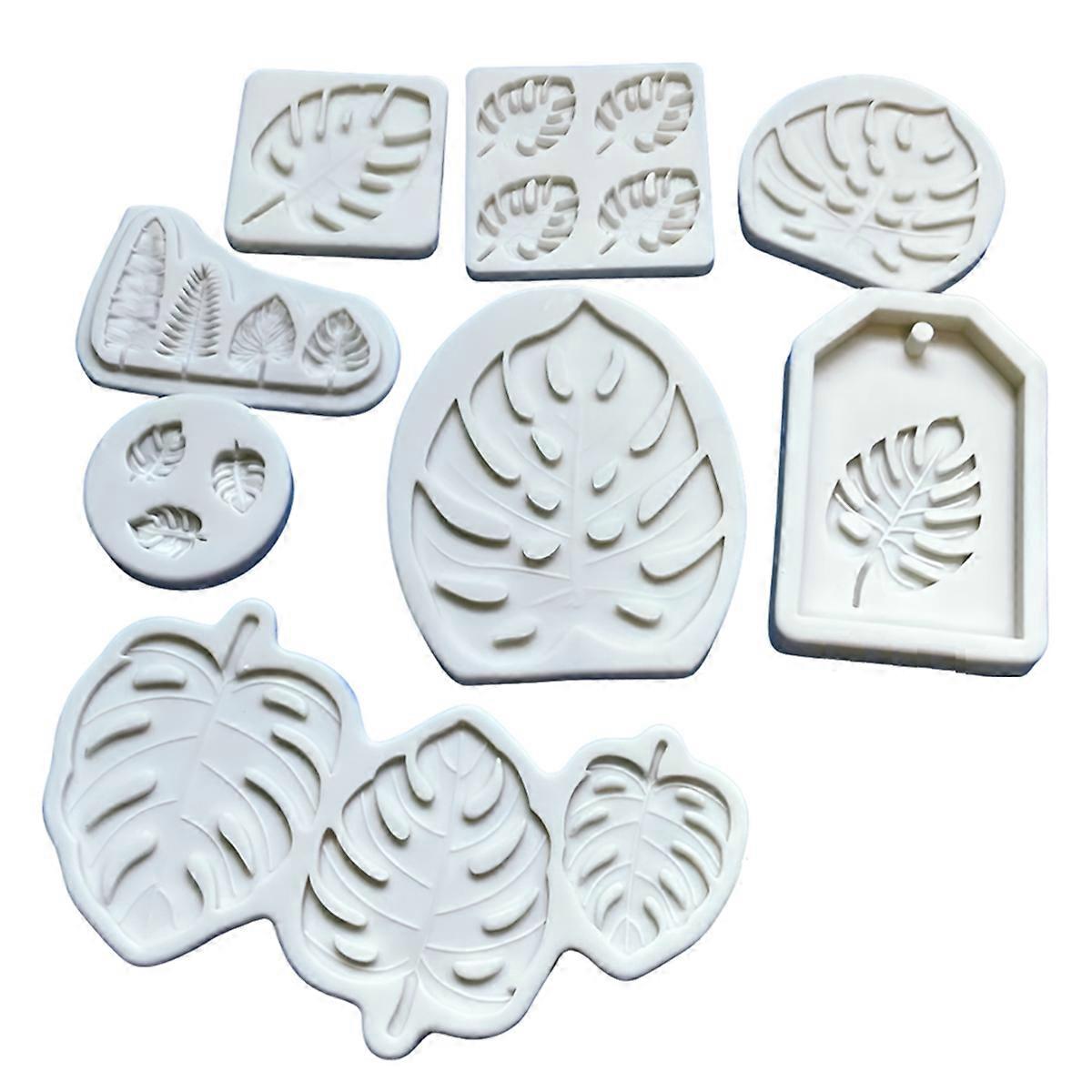 Tropical Leaf Silicone Mold Single Leaf Plant Silicone Fondant Mold Cake Decoration Mold