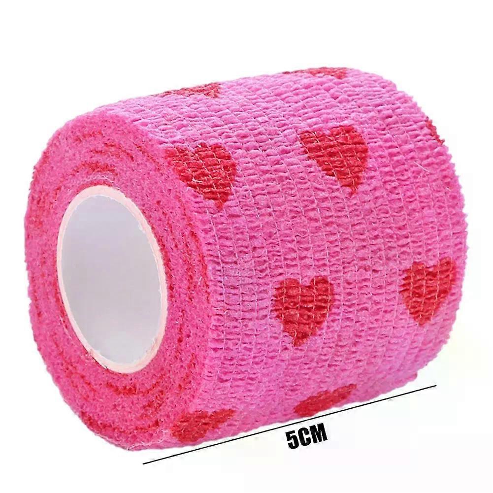 Stand Pet Dog Cat Medical Breathable Elastic Bandage Non-woven Pet Self Adherent Wound Outdoor Retractable Sports Tape Dog Accessories