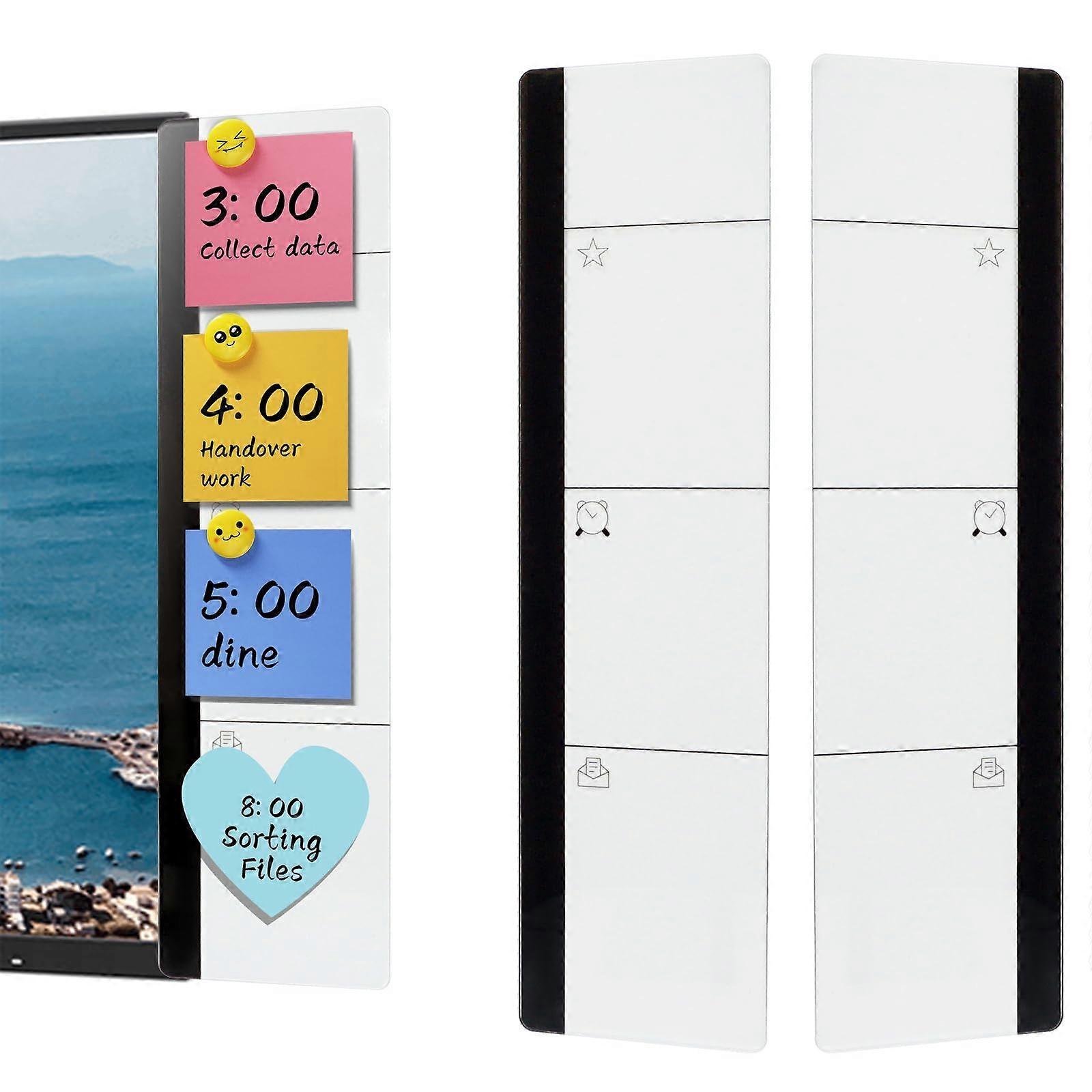 Computer Monitor Memo Board, Pack of 2, Creative Acrylic Message Boards