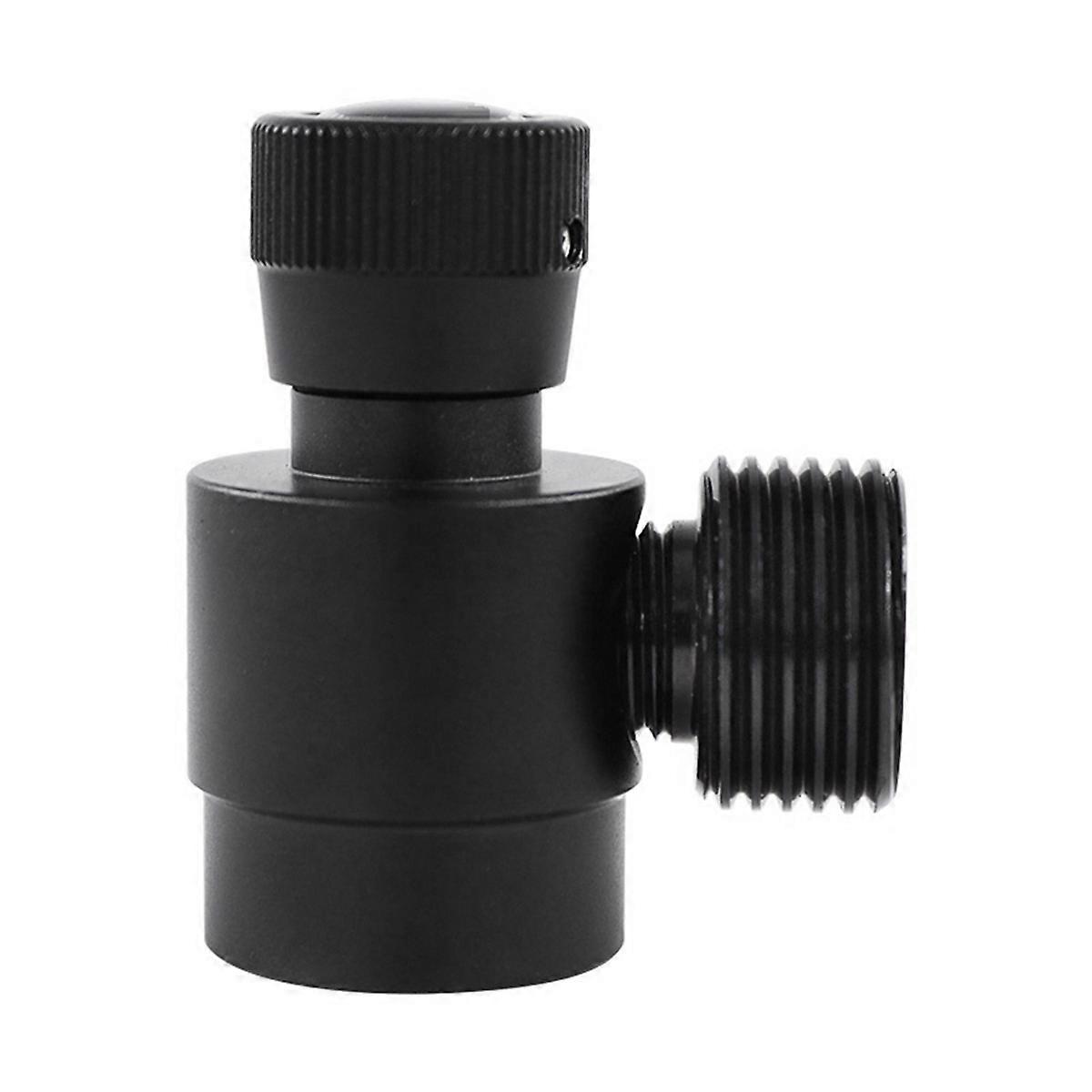 CO2 Cylinder Refill Adapter, for , CO2, Mixed Gas, Black