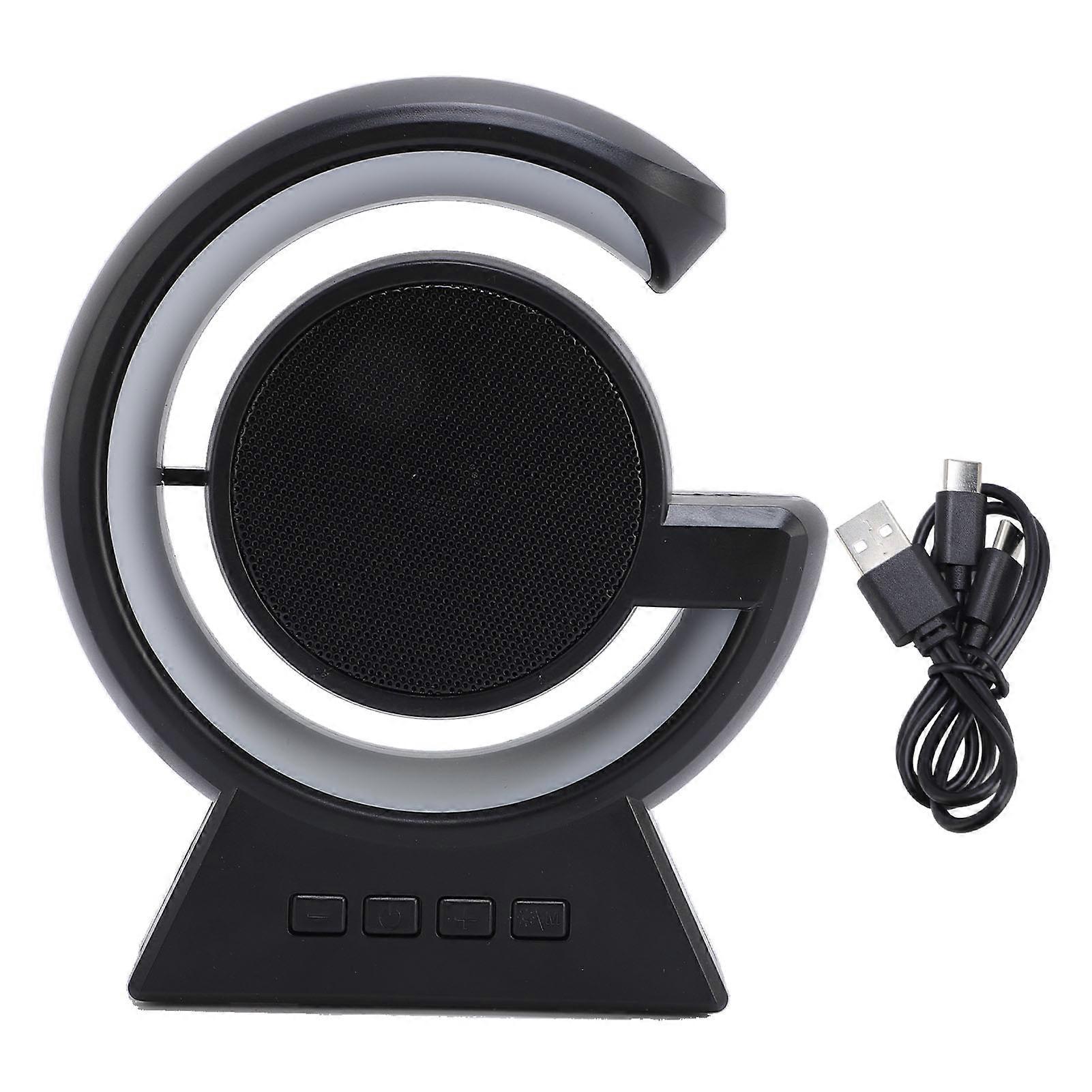 Portable Bluetooth 5.3 Speaker: Stereo Pairing, RGB Lights, for Phones & Laptops