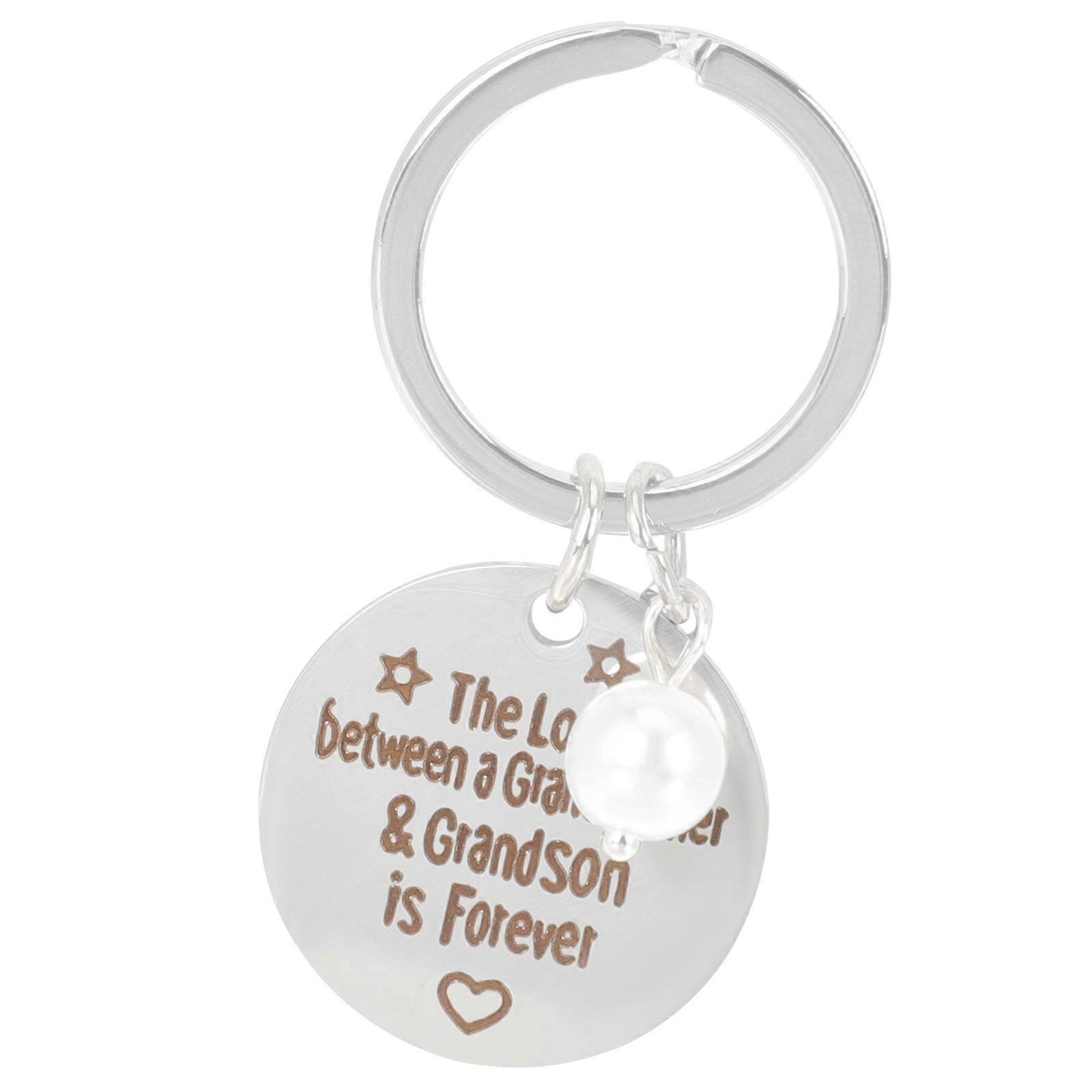 Pendant Key Chain Keyring Women Keeps Keys Stable Outdoor Activities Silver 1Set