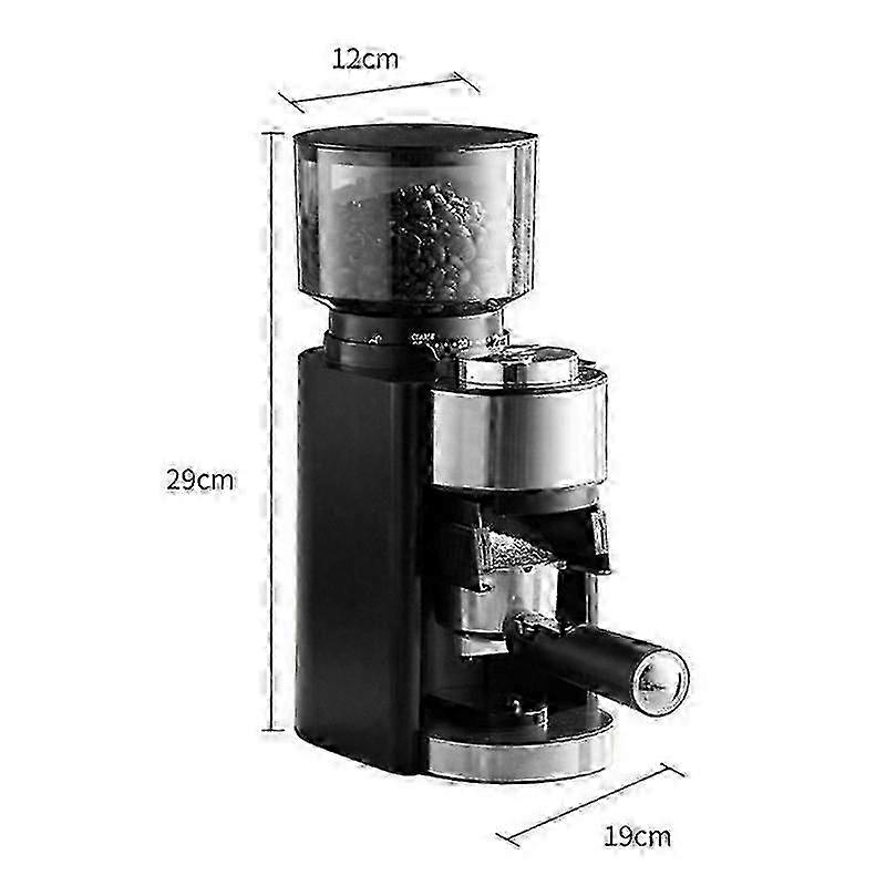 Electric Coffee Grinder 18 Level Adjustable Burr Mill Coffee Bean Grinder High Speed Espresso Grinding Machine EU Plug jn