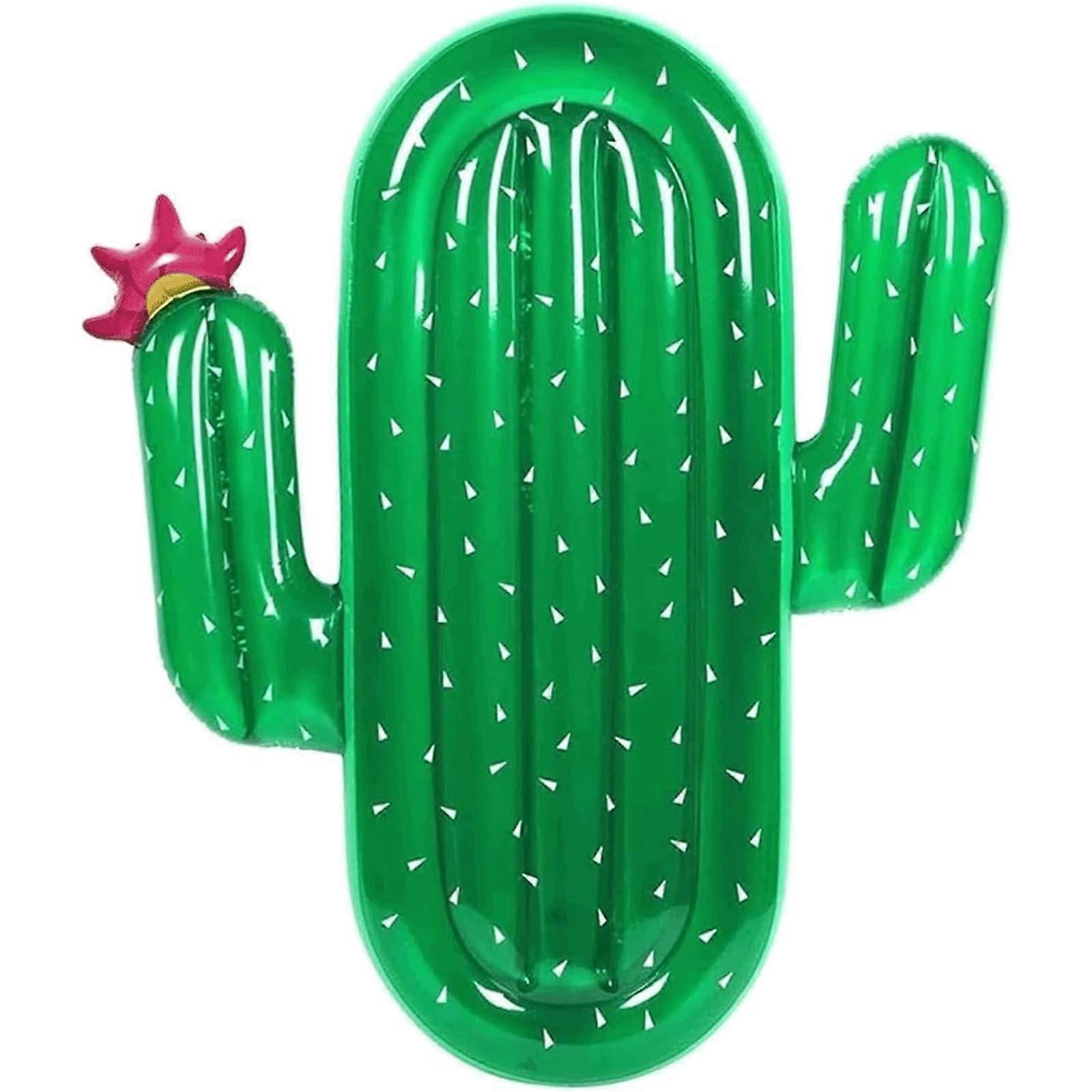 Pool Toys Green CactusShaped Pool Float, Swimming Ring, Pool Float, Creative Look for Kids and Adults, Summer Beach Swimming Toy, Ergonomic
