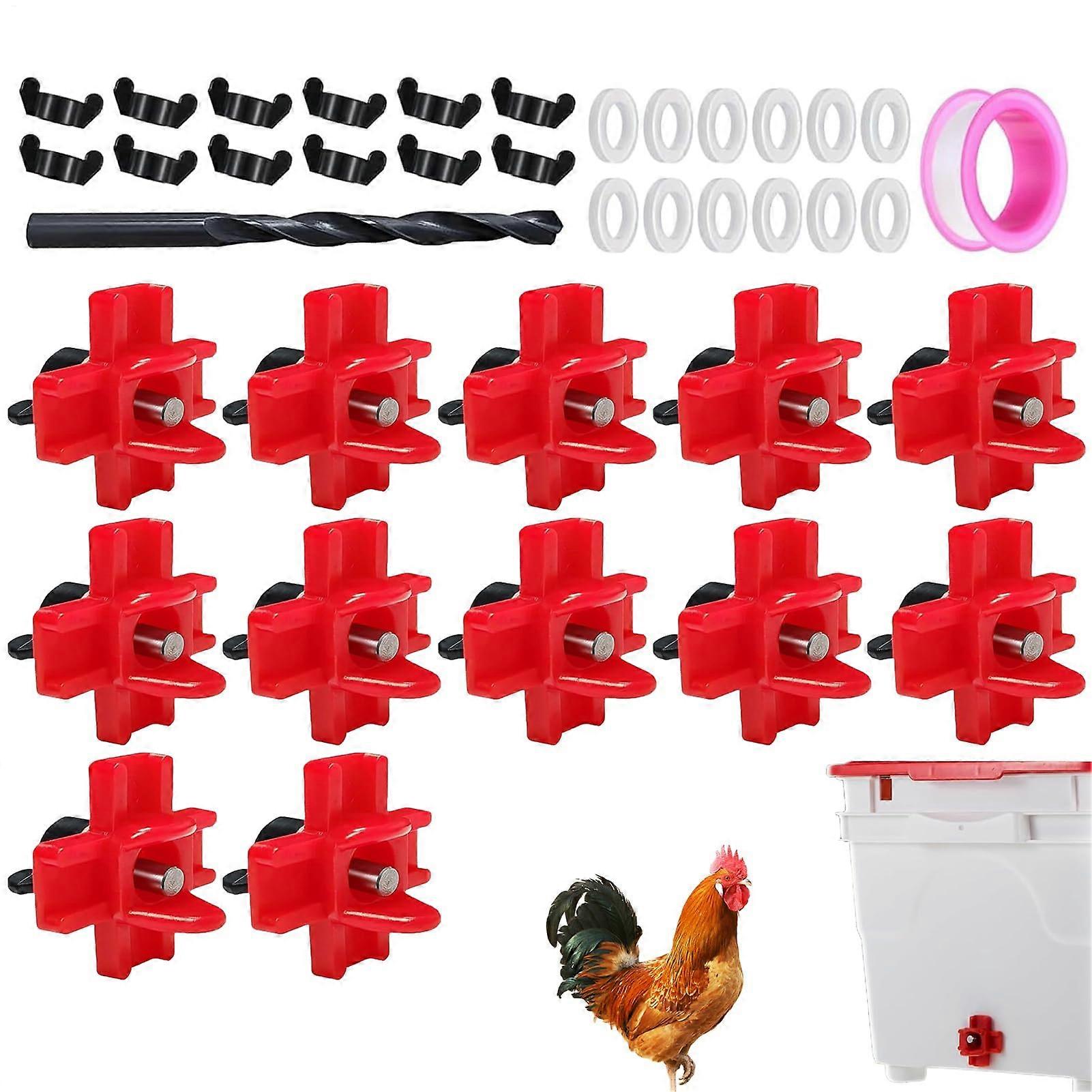 Duck Watering Automatic Chicken Watering System Leakproof Horizontal Nipple Stainless Steel Large For Hutch And Poultry