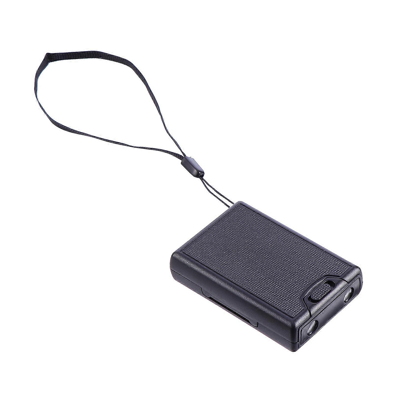 Jewelery Identify Magnifiers Rectangular Shape Black Color Map Reading 7X5X1.5CM 1Pcs
