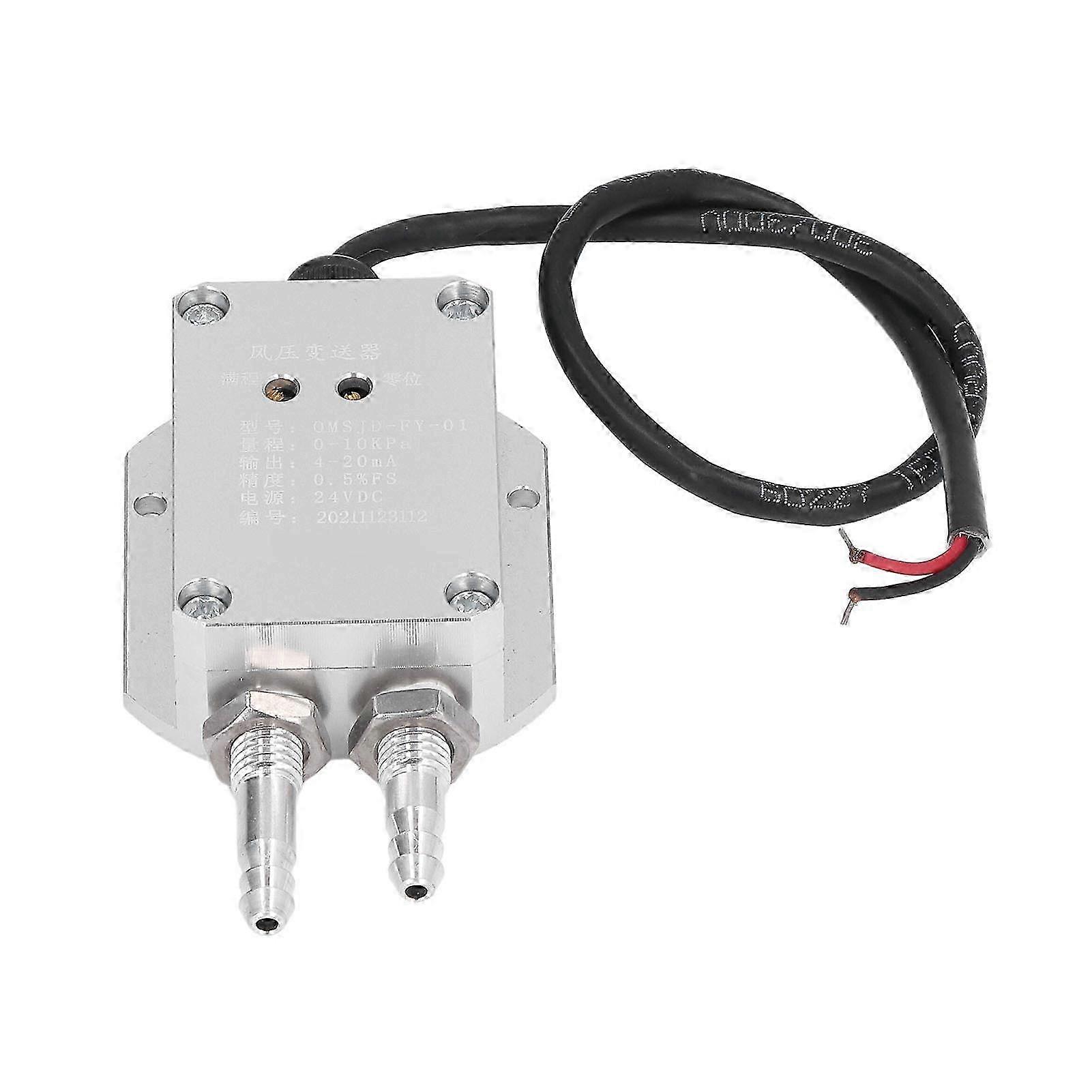 Trykktransmittersensor 0-10Kpa 4-20mA 24V DC for maskiner