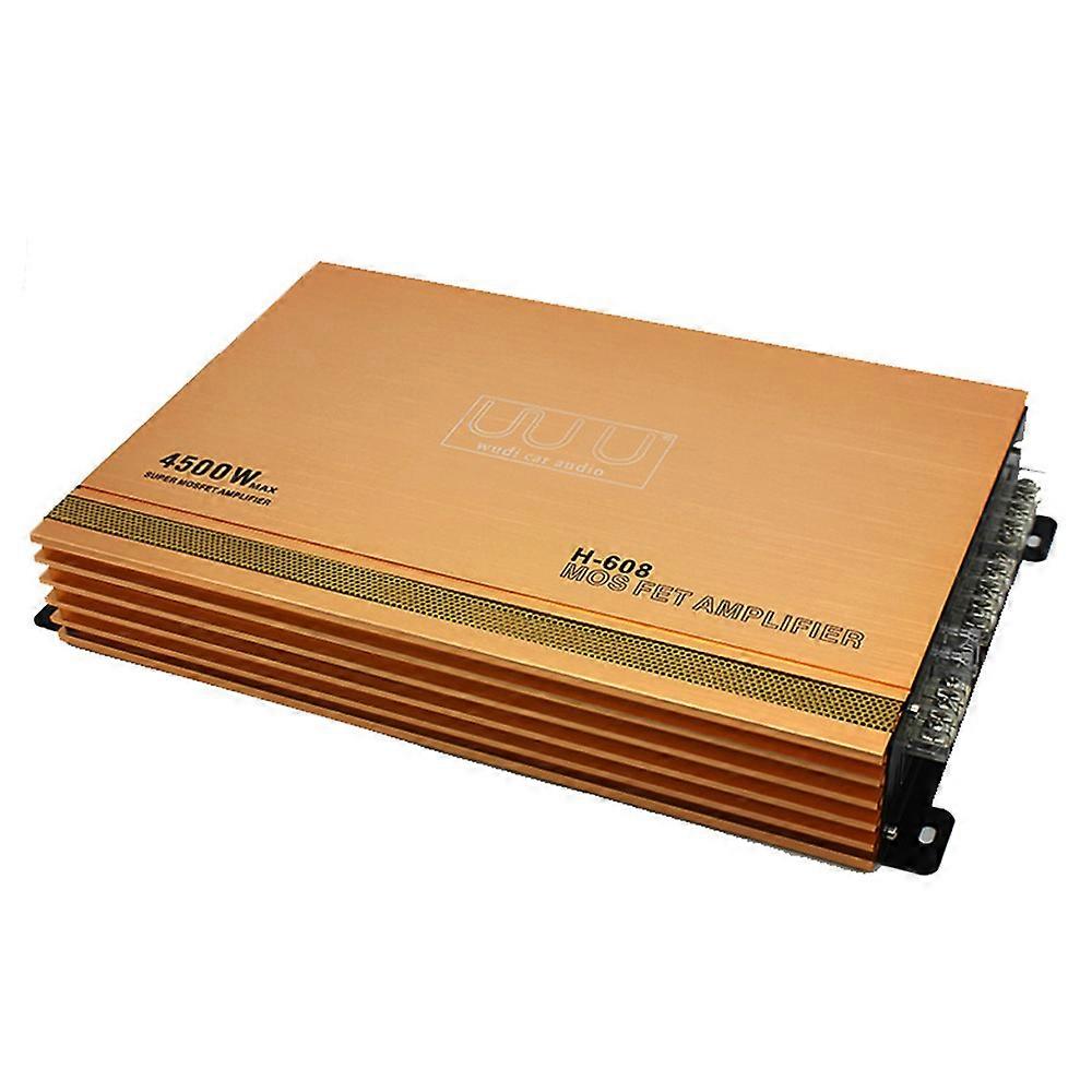 4-Channel Audio Power Amplifier 4500W High Power Amp. Four-Way 12.0V Car Stereo Power Amplifier Class A/B