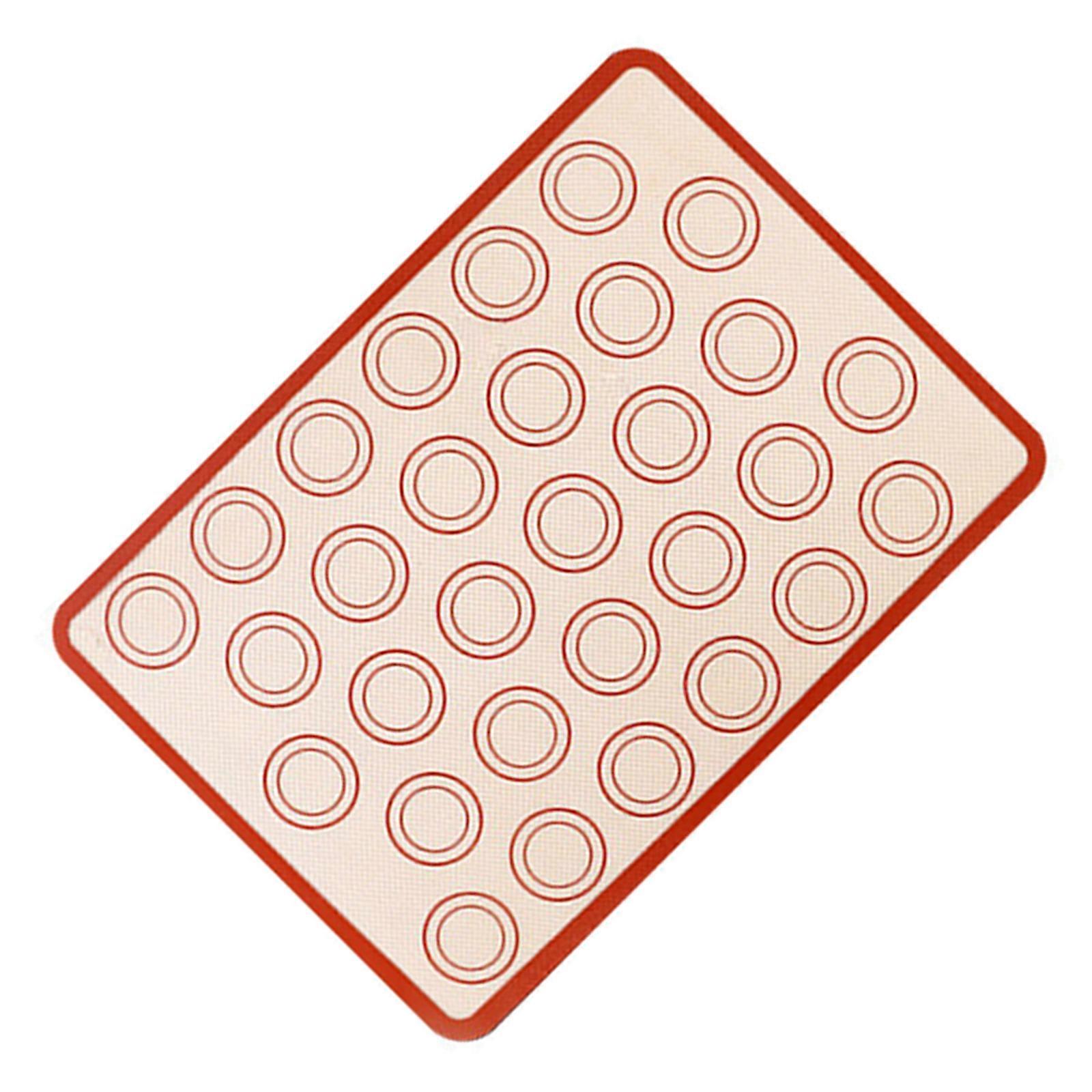 High Strength Silicone Baking Pad Scratch Resistant Fronts Ideal For Artisanal Cooks And Cooking Enthusiasts  Red