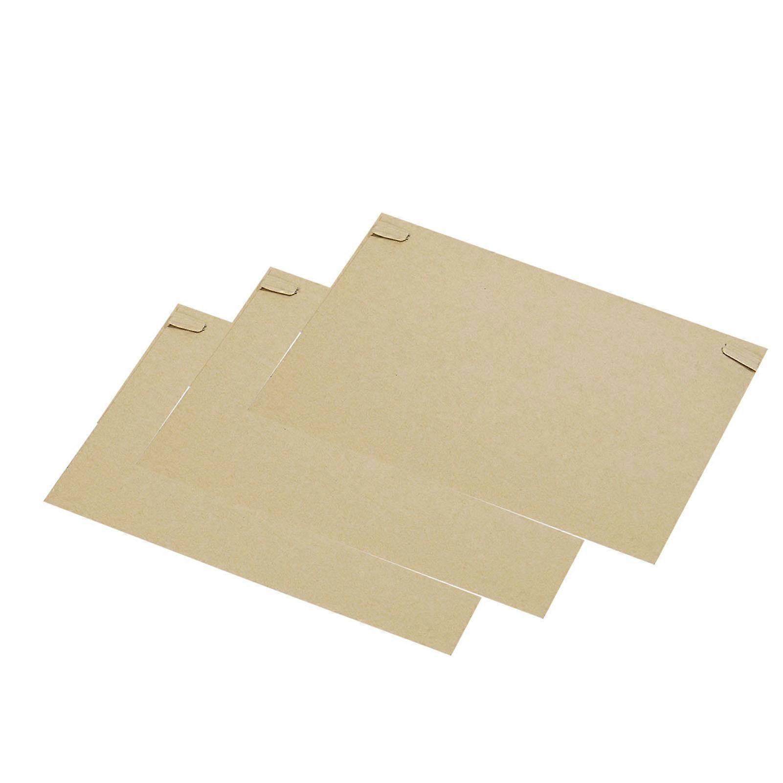 50 Pcs Kraft File Folders High Security Practical Document Organizers for Home School Office