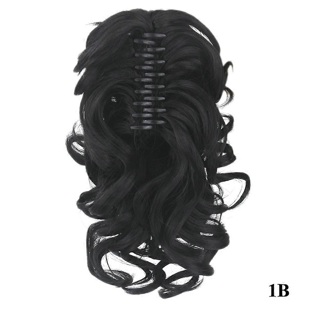 Curly Synthetic Hair Wig with Claw Clip Ponytail Extension for Women – Comfortable Fit, Easy Styling, Daily Use