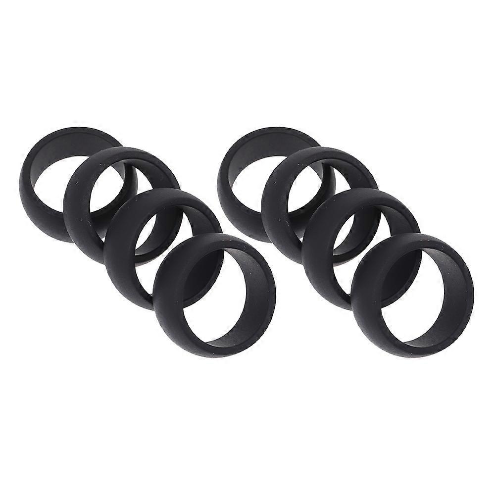 Herrenringe Atmungsaktive flexible Silikon Eheringe 8Pcs