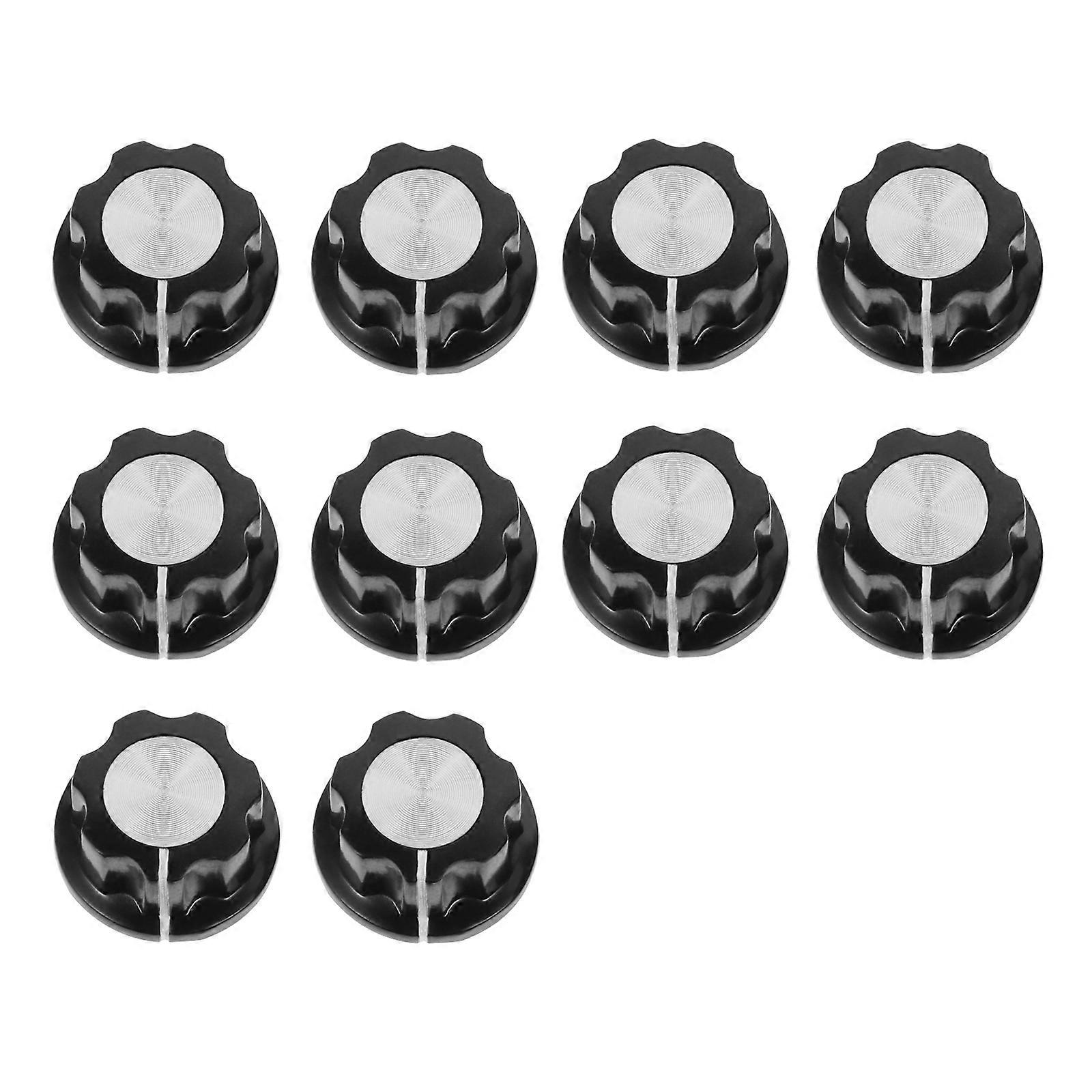Potentiometer Control Knob for Volume Switch Decorate Speaker Tuner Assorted Color 10 Pcs