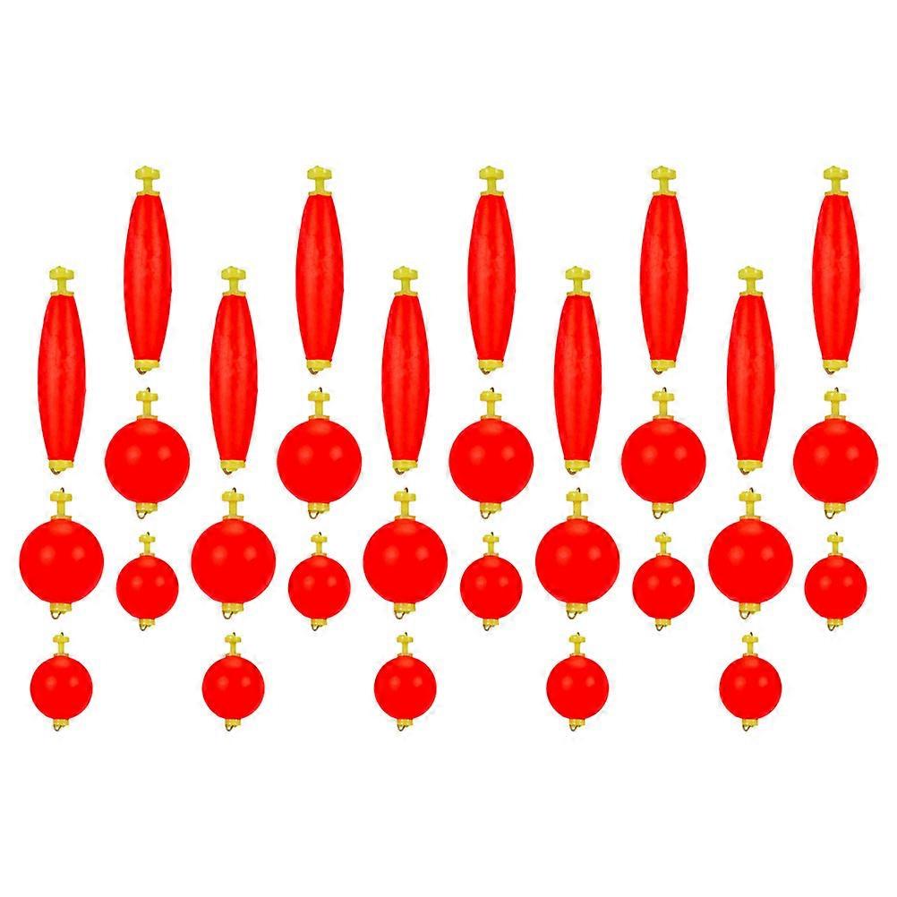 Sea Fishing Floating Bobbers Eva Foam for Fishing Use 30Pcs Set