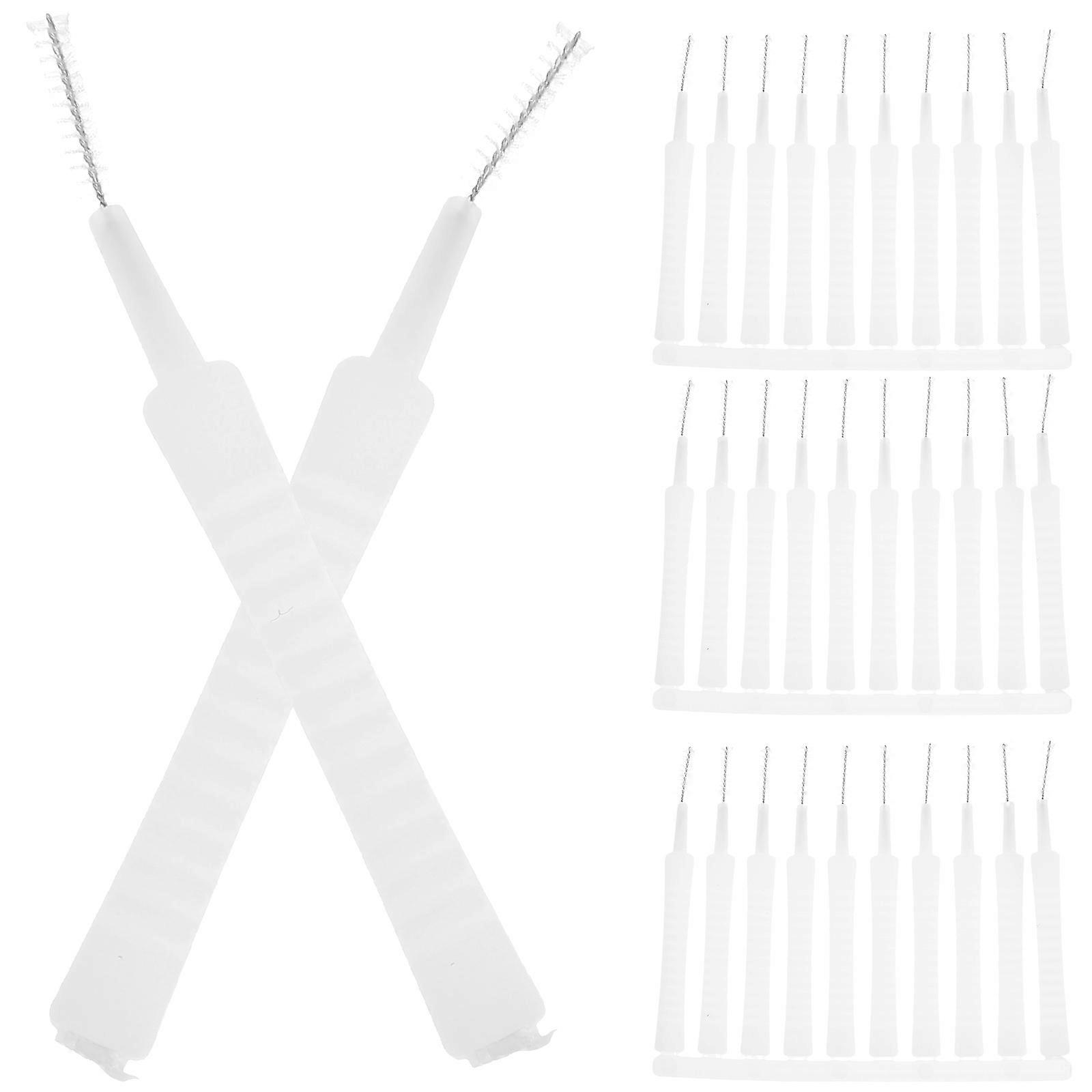 Household Hole Cleaner Multi-Function Shower Cleaning Brush Bathroom Maintenance Plastic Ergonomic Handle Design 50Set