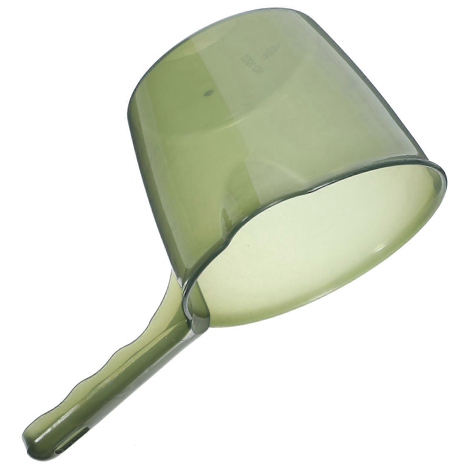 Green Water Scoop Ladle for Storage Made of PP Perfect for Kitchen and Bathroom Use 7 oz