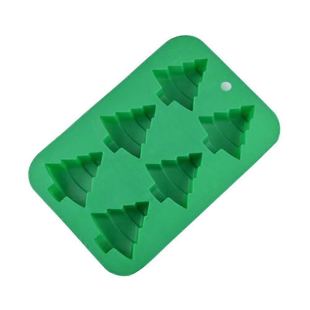 Chocolate Molds Tree Silicone Fondant Baking Tools For Christmas DIY Decoration Random Color 1Pack
