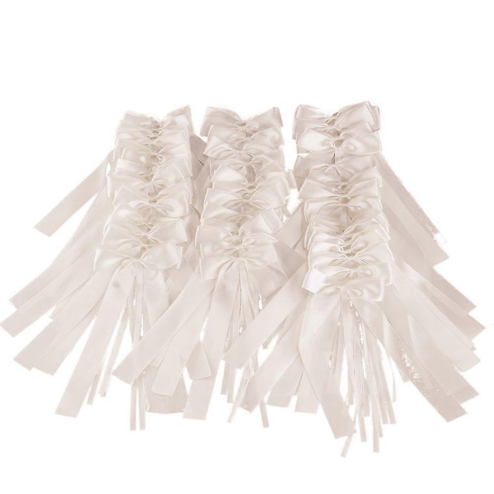 Rosett 60 st beige bröllopsband för bröllopsbildekoration