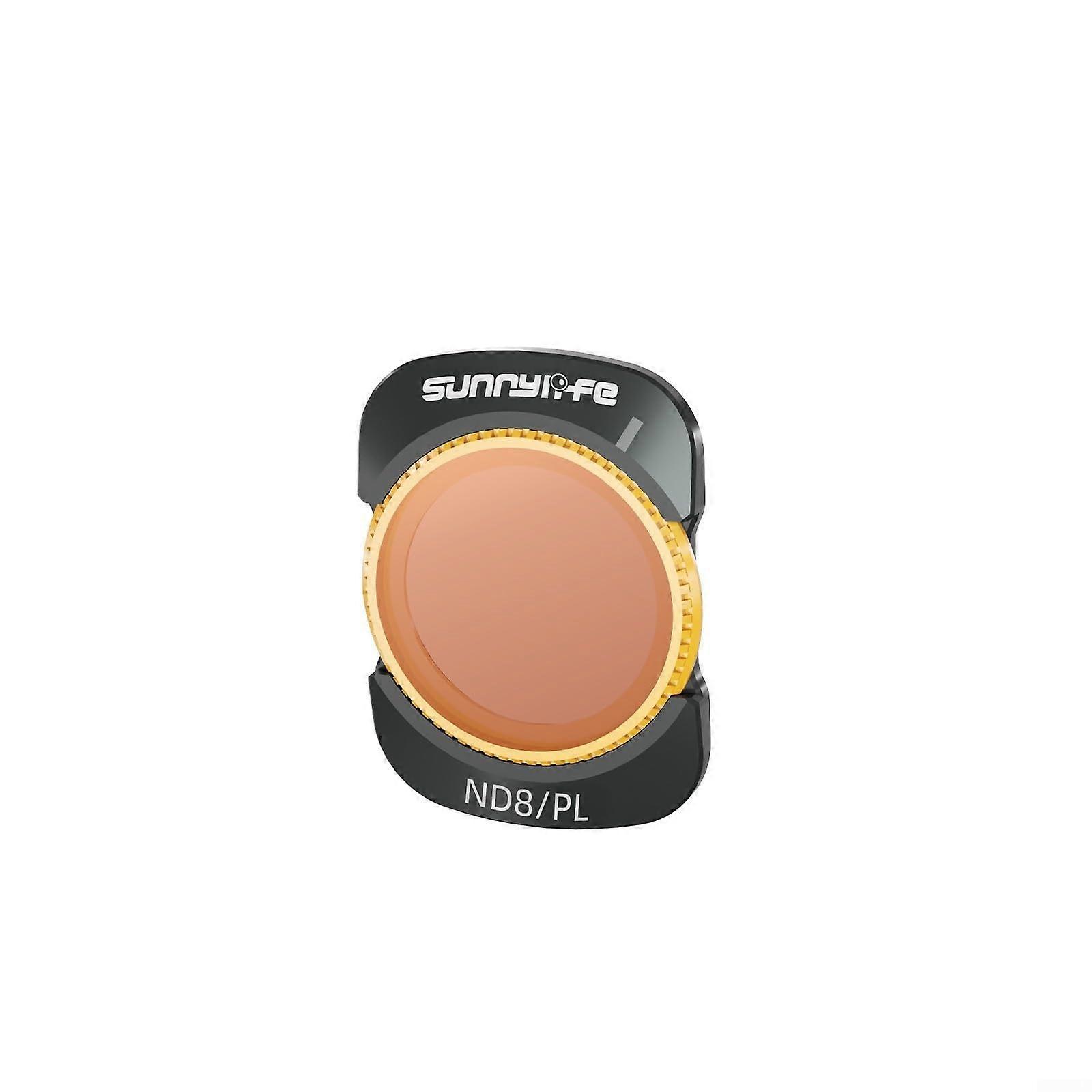 Sunnylife Lens Filter Accessories for Pocket 3, Comprehensive Filter Kit to Improve Your Photography Skills (ND8/PL)