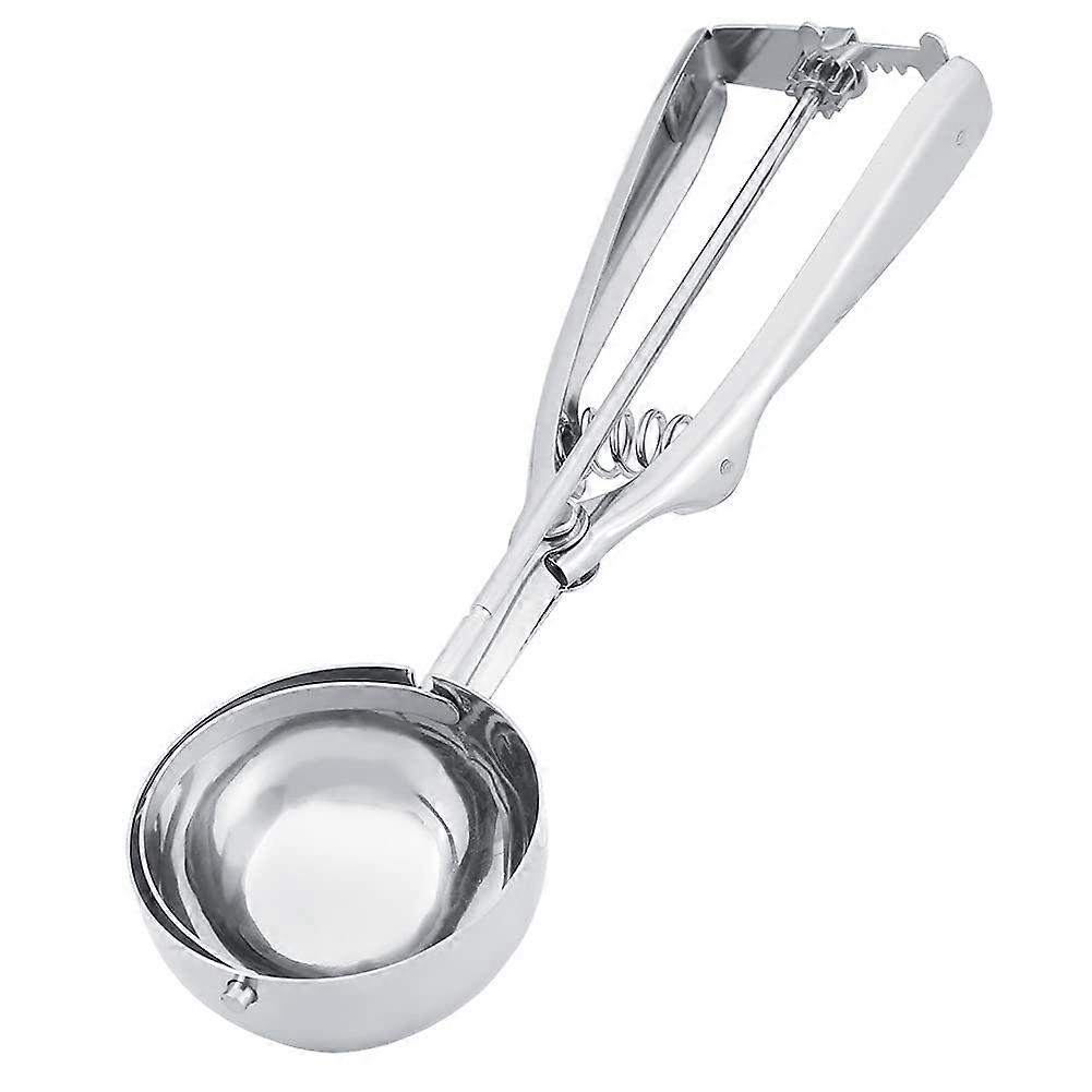 Stainless Steel Ice Cream Spoon Large (L) Spring Design With Non-Slip Handle For Creamy Ice Cream Utensils