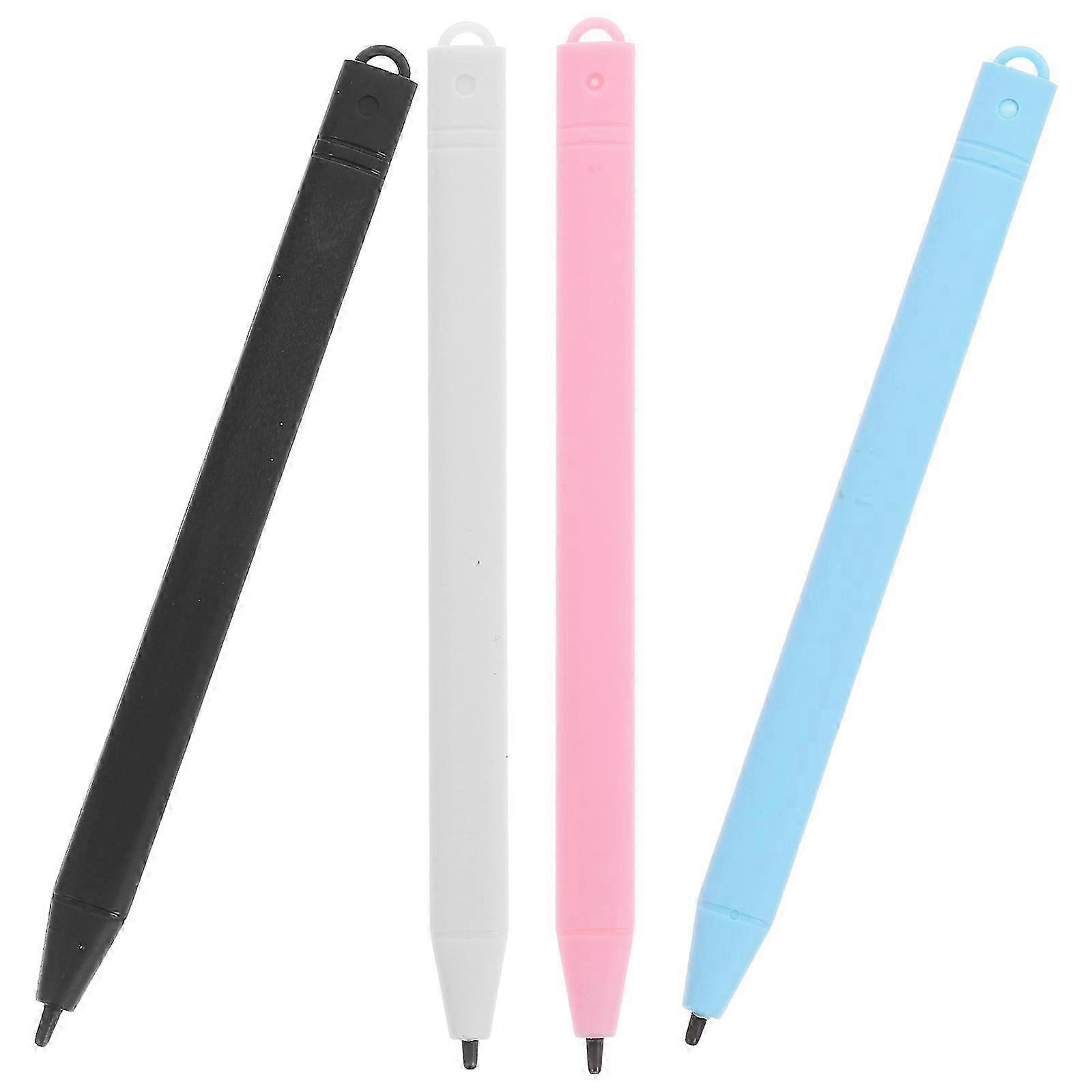 Black Universal Stylus Pen 4Pcs High Precision for Kids Drawing Tablet and Electronic Sketch Pad