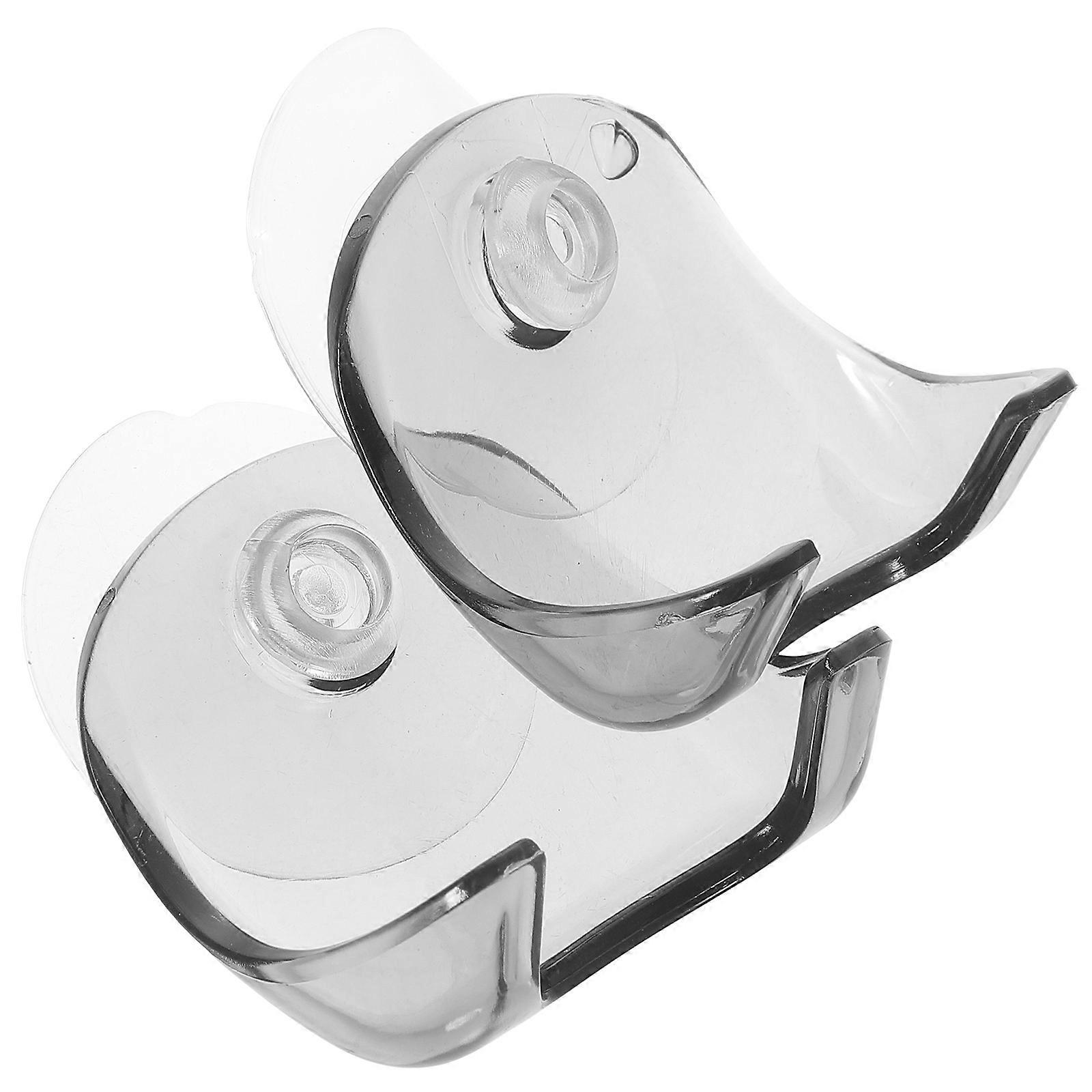 Blue Suction Cup Organizer with 2pcs for Storage Use Wall Mounted Plastic