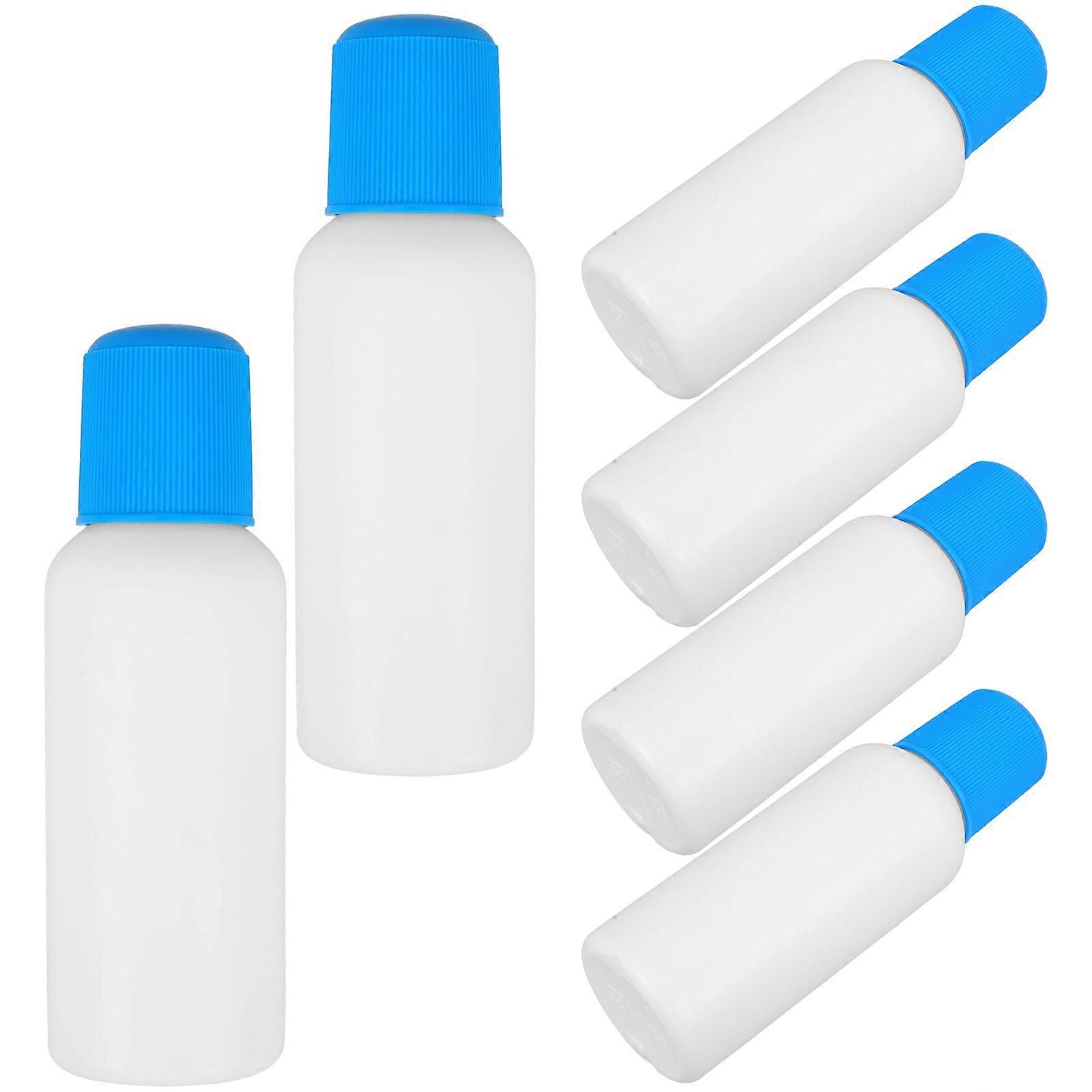 6Pcs Sponge Applicator Bottles Liniments Bottle Sponge Head Bottle Refillable Sponge Head Applicator 100ml