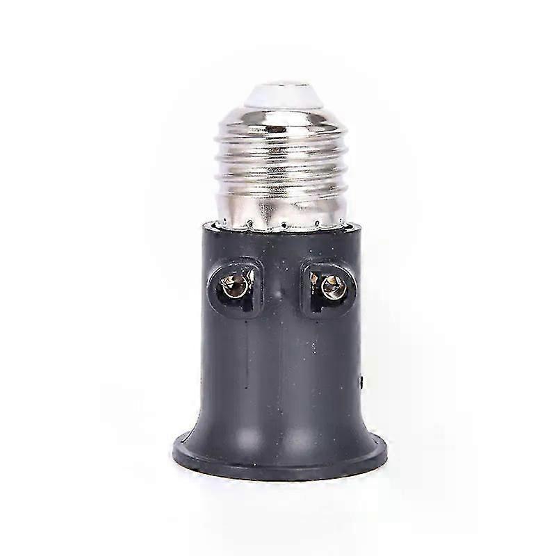 Exquisite 100-240V 4A PBT E27 Bulb Adapter Fireproof Lamp Holder Base Socket Conversion with EU Plug