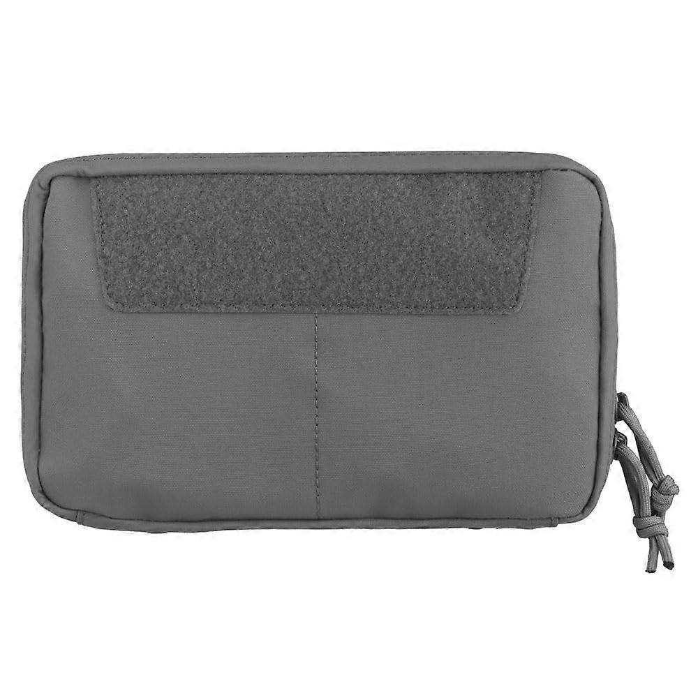 Tactical MOLLE Admin Pouch, Small GP Pouch, Enhanced EDC Utility Storage Bag for MOLLE Belt/Gray/WG