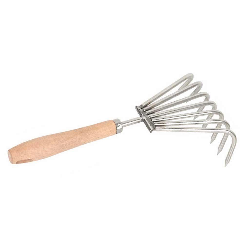 Palam Muschel Rake Shellfish Clamming Tool 7 Teeth Garden Digging Fork Style 3 Durable Beach Equipment