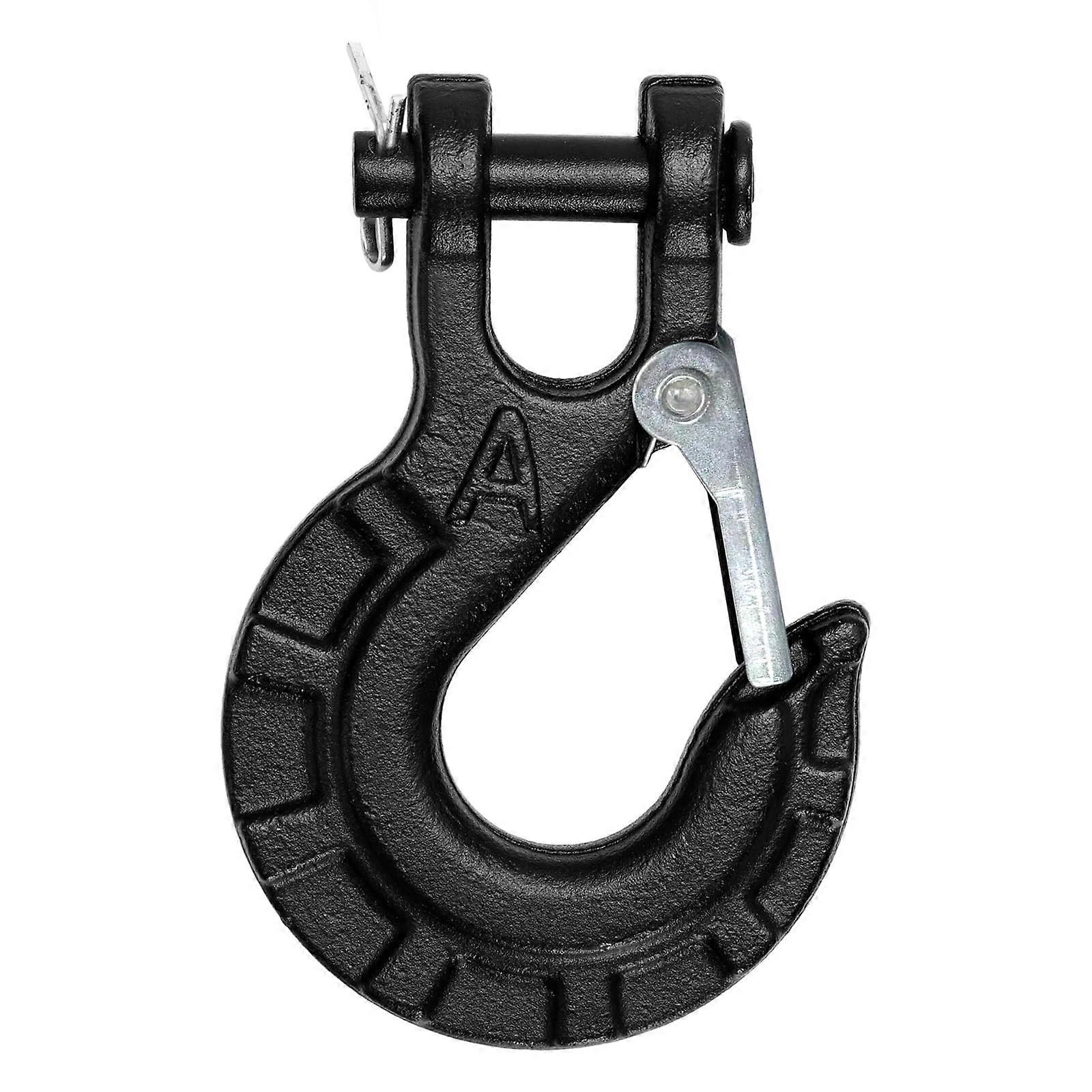 Steel Lifting Hook with Latch Clevis Hooks for Weight Lifting