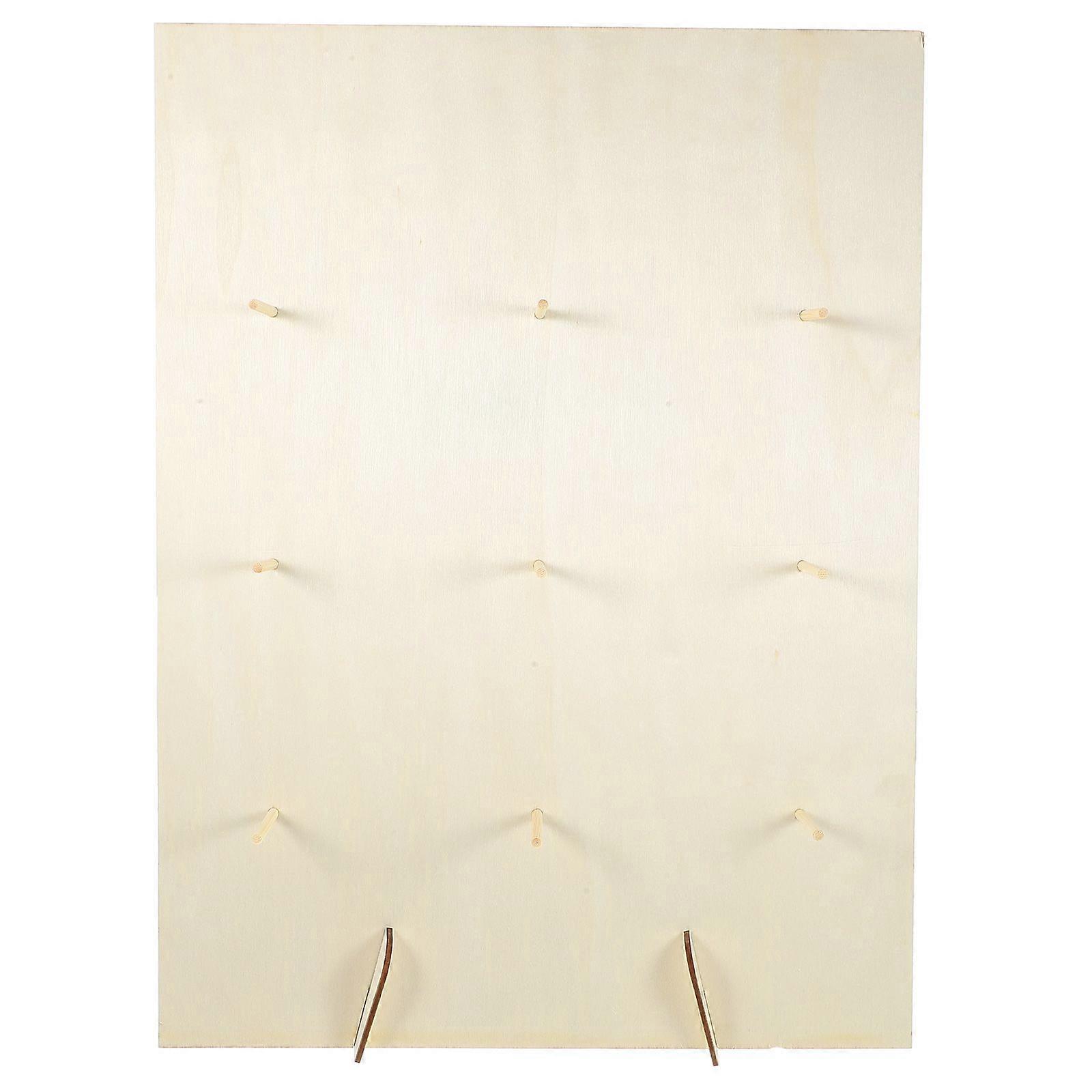 Donut Display Stand Wooden Doughnuts Display Board Desktop Blank Doughnuts Display Rack