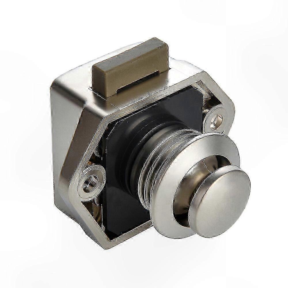 Push Lock for RV, Caravan, Boat, Motor Home Cabinet, and Drawer Latch