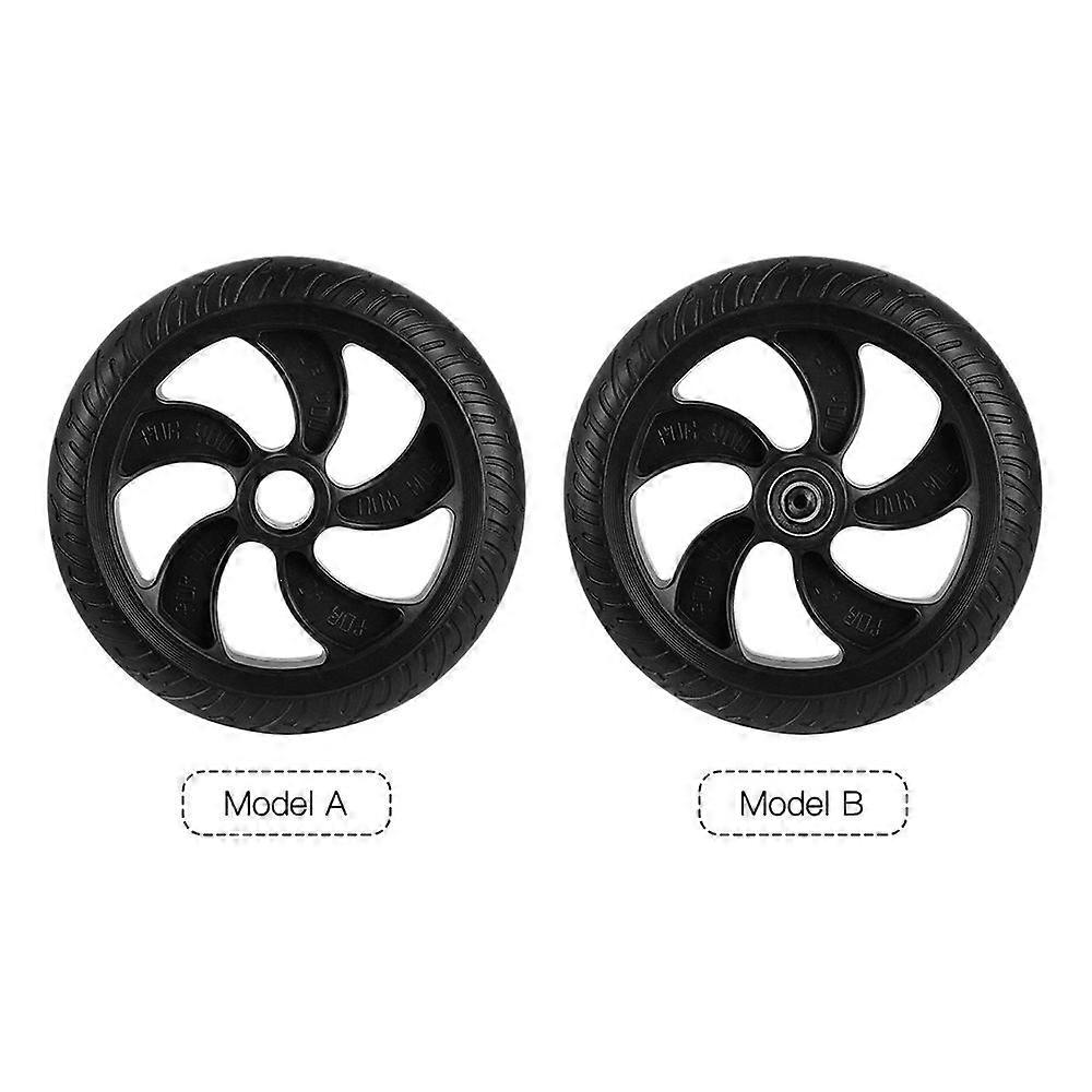 8in Solid Tire Electric Scooter Solid Tire PU Tire Shock Absorber Tyre 200mm Wear Resistant Tire Non Pneumatic Tire with Bearing
